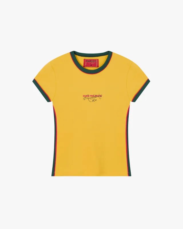 Brazil Tee Yellow sold by Nude Project