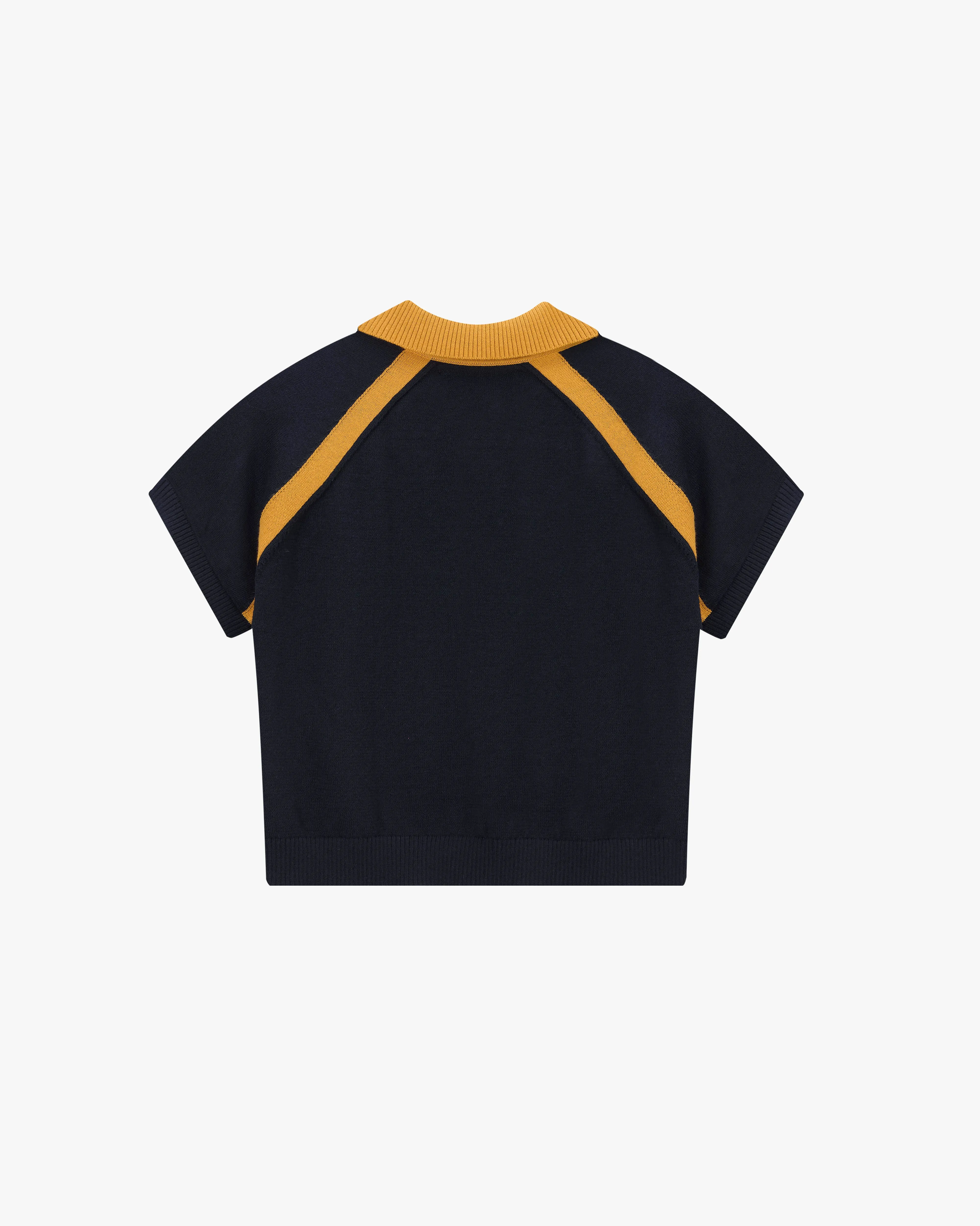 R10 Knit Polo Navy sold by Nude Project product image thumbnail 3
