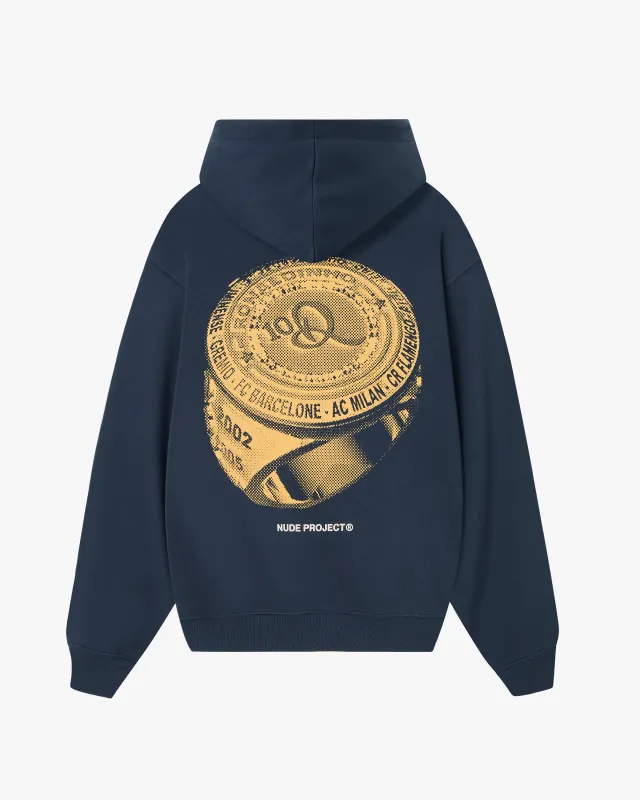 Champion Hoodie Navy sold by Nude Project