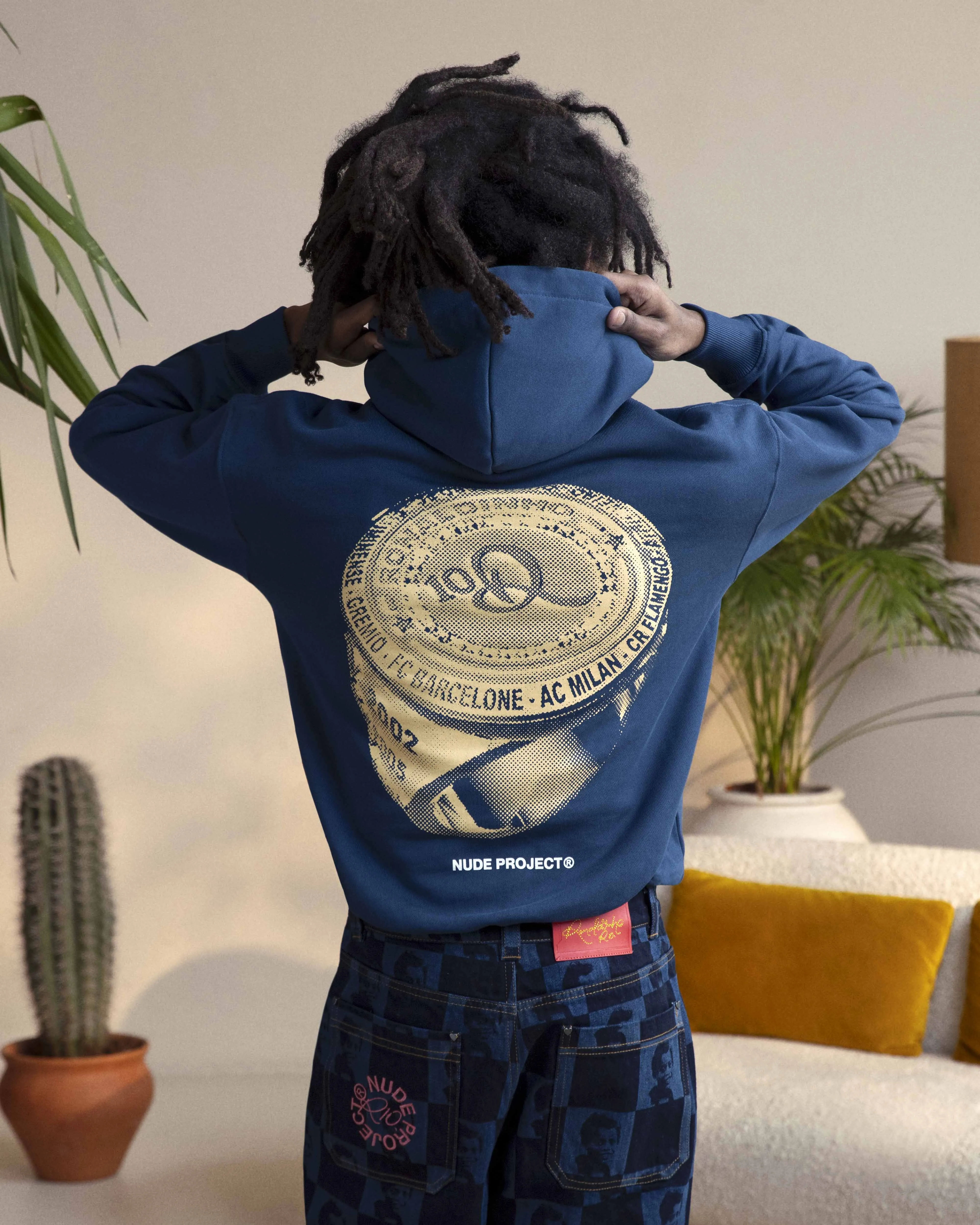 Champion Hoodie Navy sold by Nude Project product image thumbnail 2