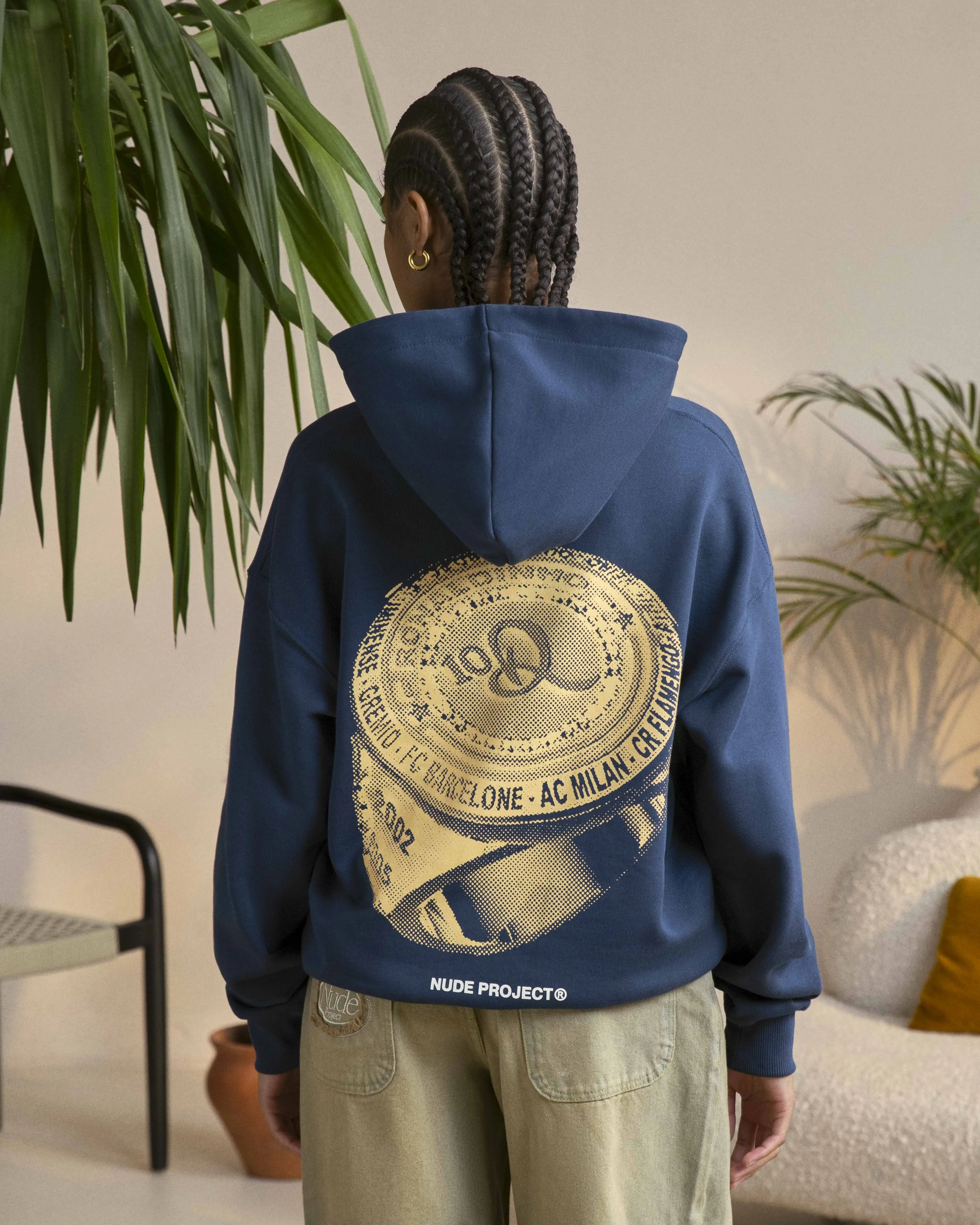 Champion Hoodie Navy sold by Nude Project product image thumbnail 3