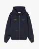Global Soon Zip-Up Hoodie Navy sold by Nude Project