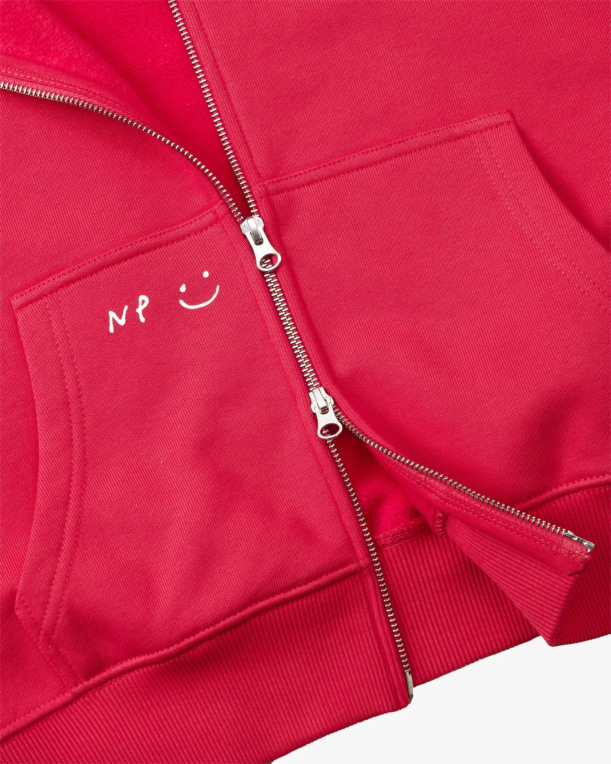 Global Soon Zip-Up Hoodie Raspberry sold by Nude Project product image thumbnail 4