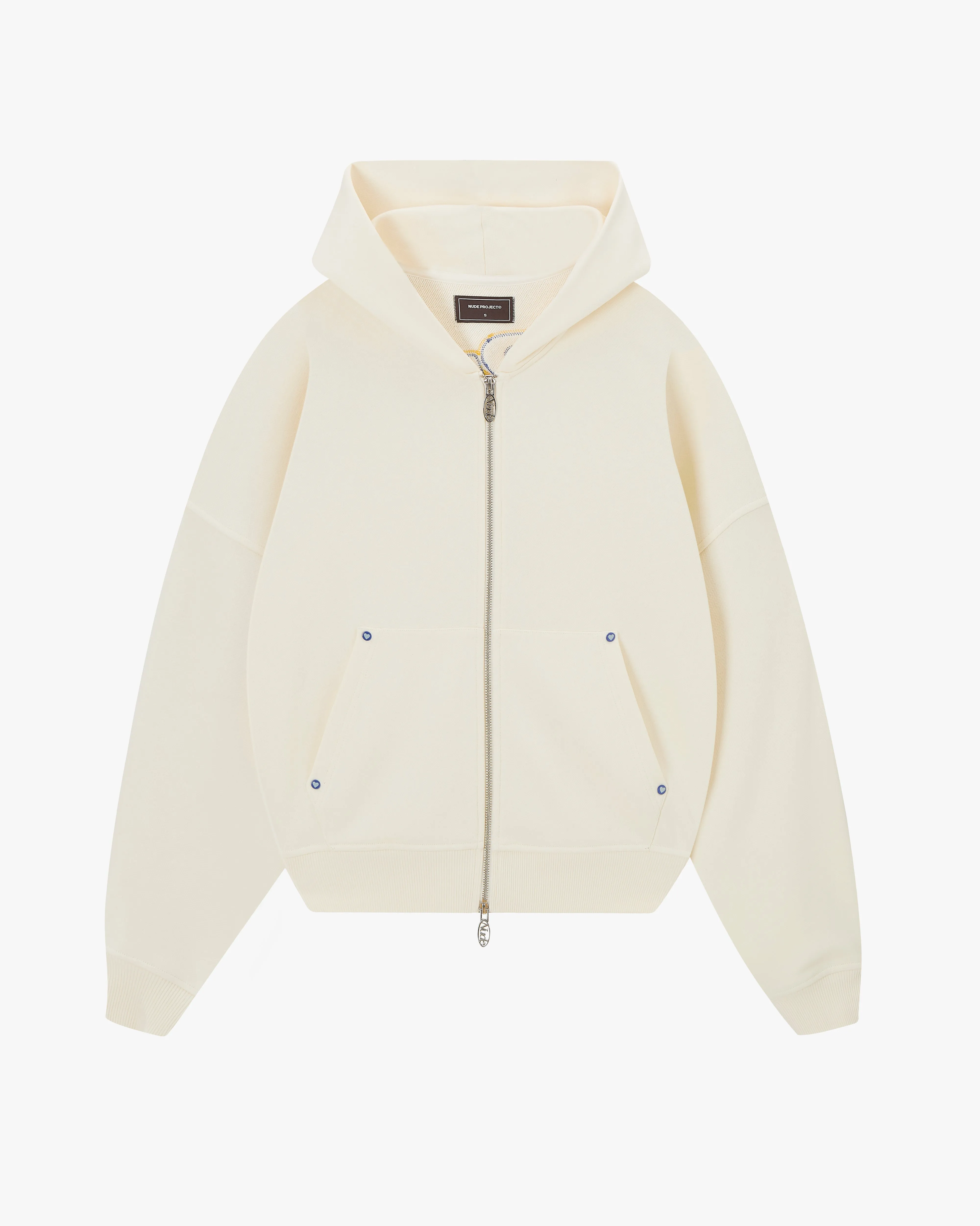 Beast Zip-Up Hoodie Marshmallow sold by Nude Project product image thumbnail 3