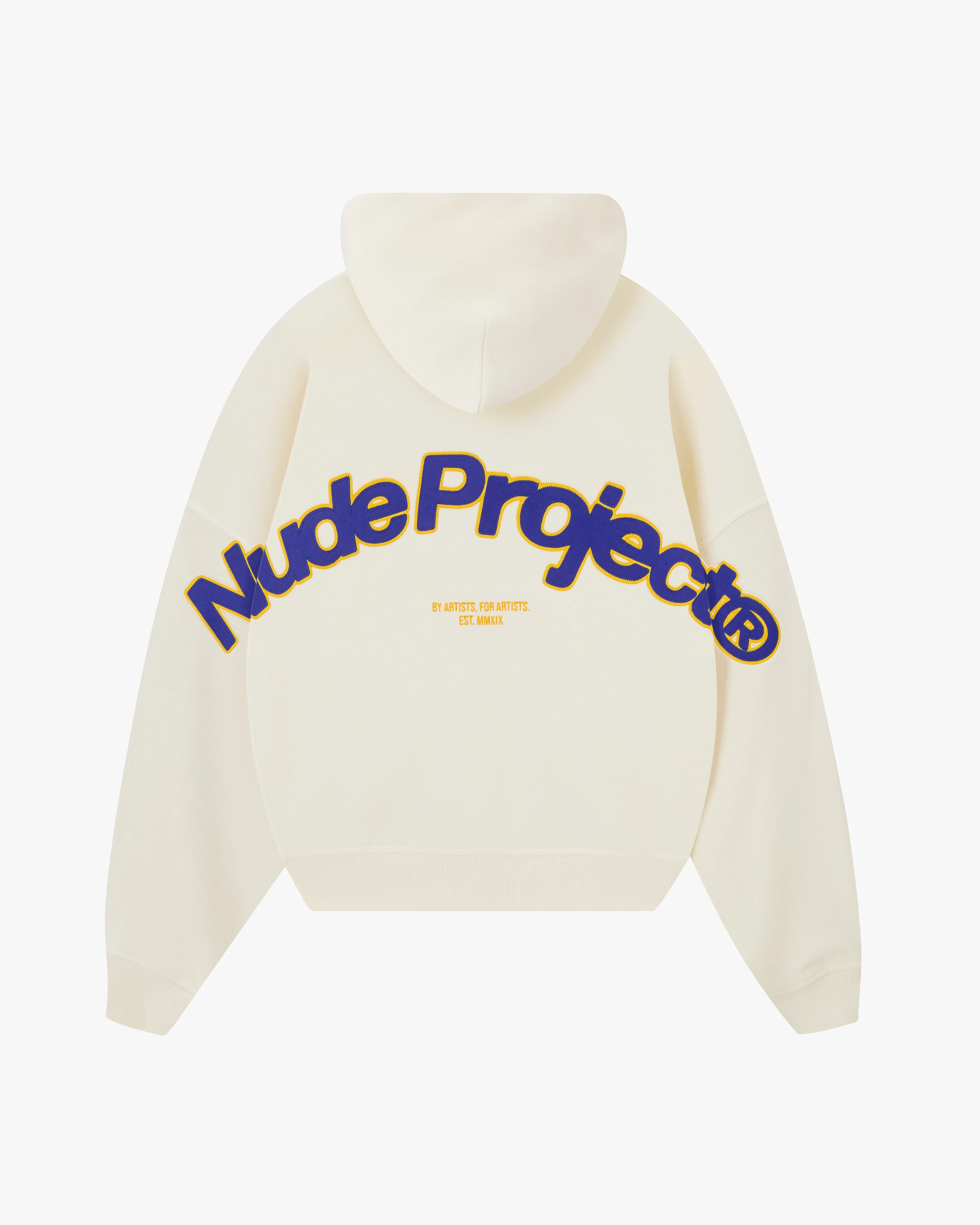 Beast Zip-Up Hoodie Marshmallow sold by Nude Project