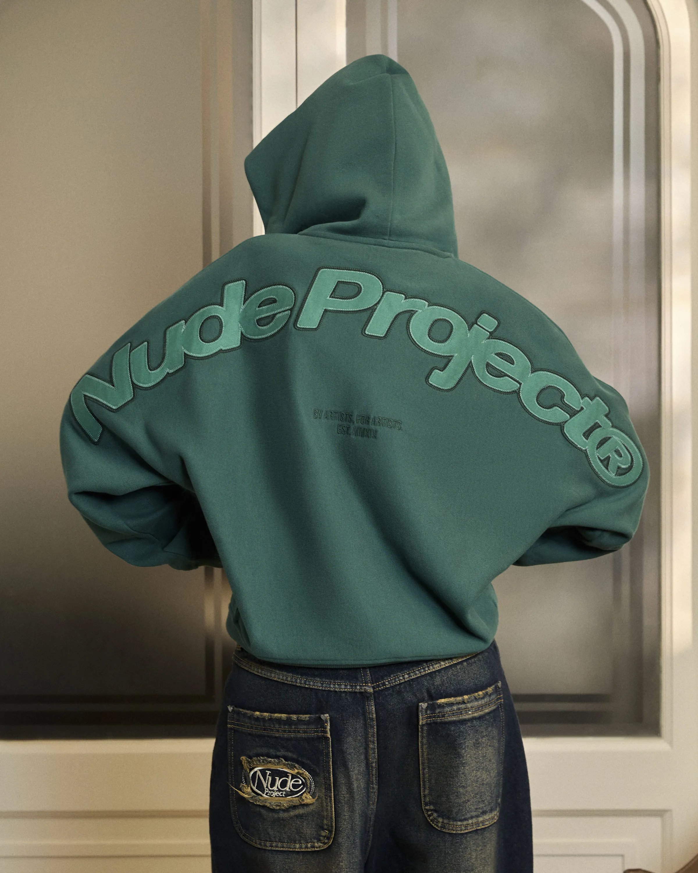BEAST ZIP-UP HOODIE GREEN sold by Nude Project product image thumbnail 2