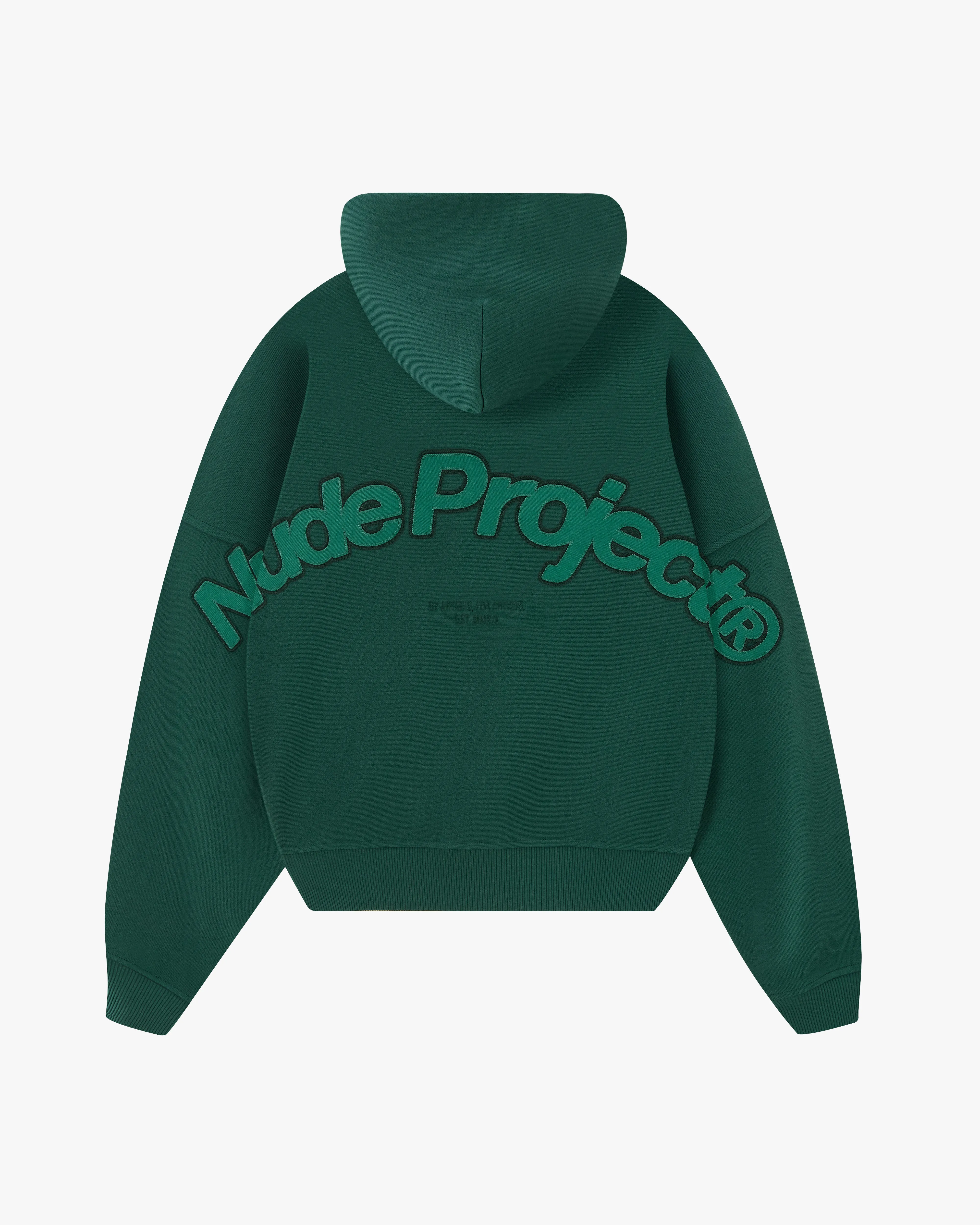 BEAST ZIP-UP HOODIE GREEN sold by Nude Project