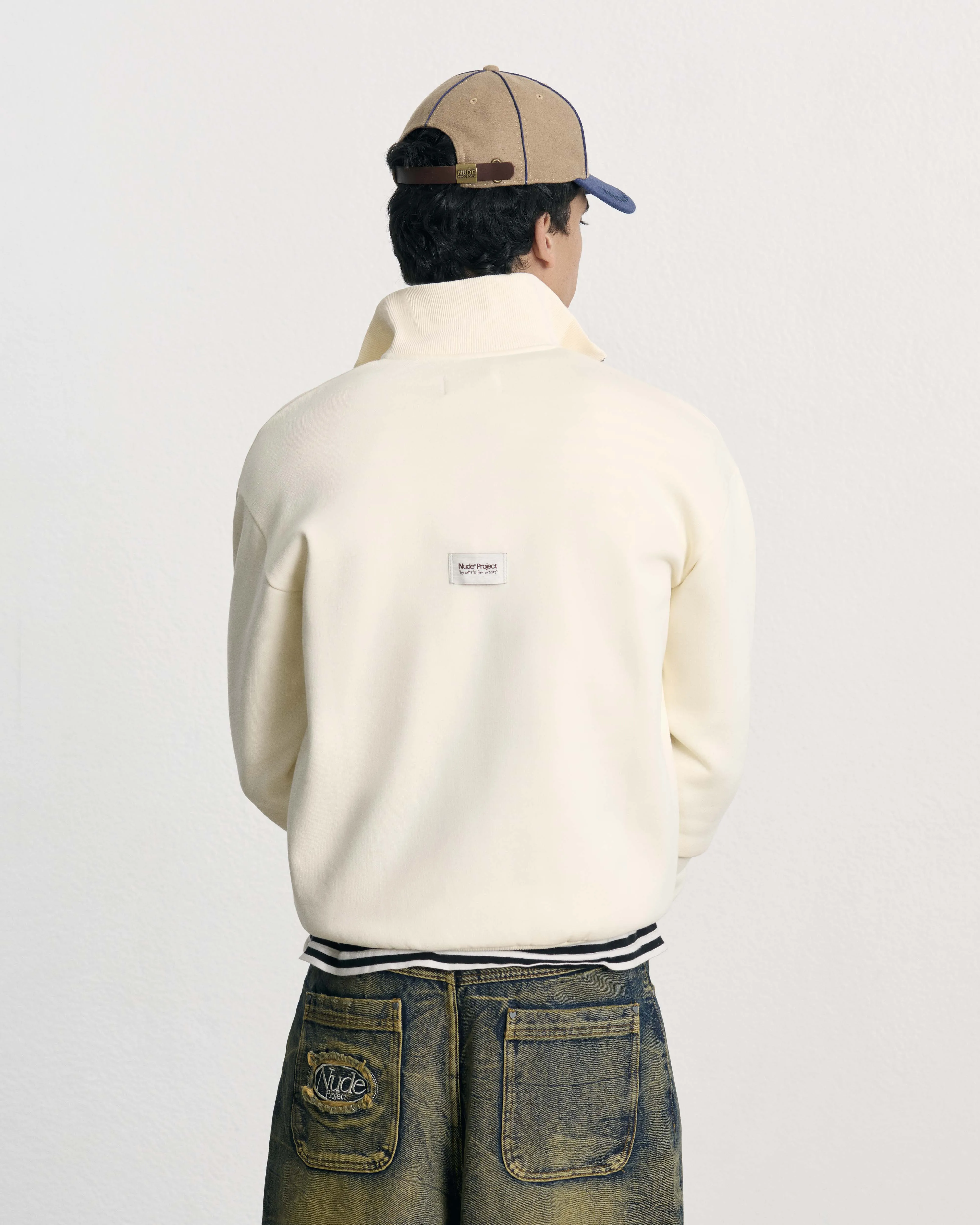 Origins Quarter-Zip Marshmallow sold by Nude Project product image thumbnail 5