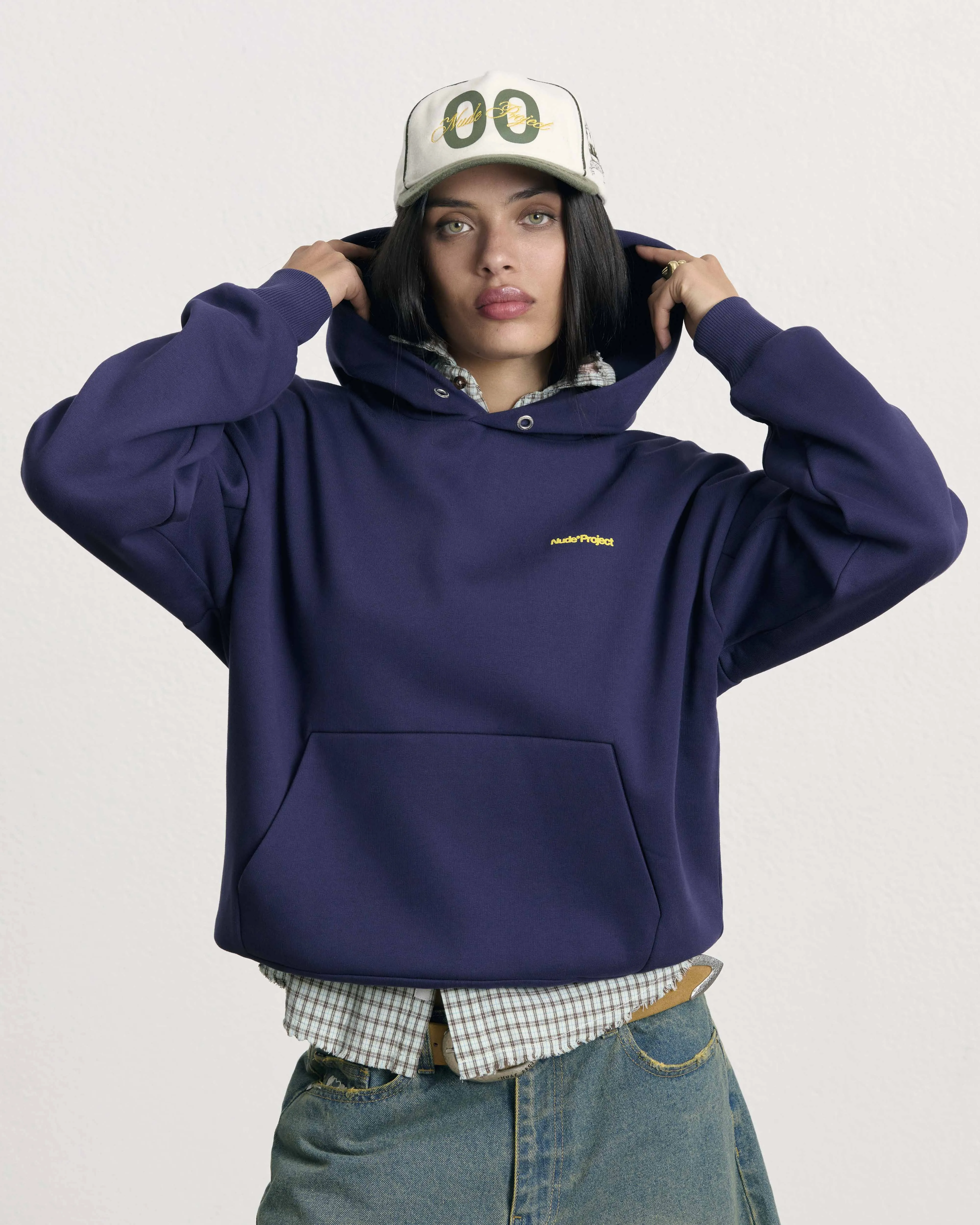 Origins Hoodie Navy sold by Nude Project product image thumbnail 3