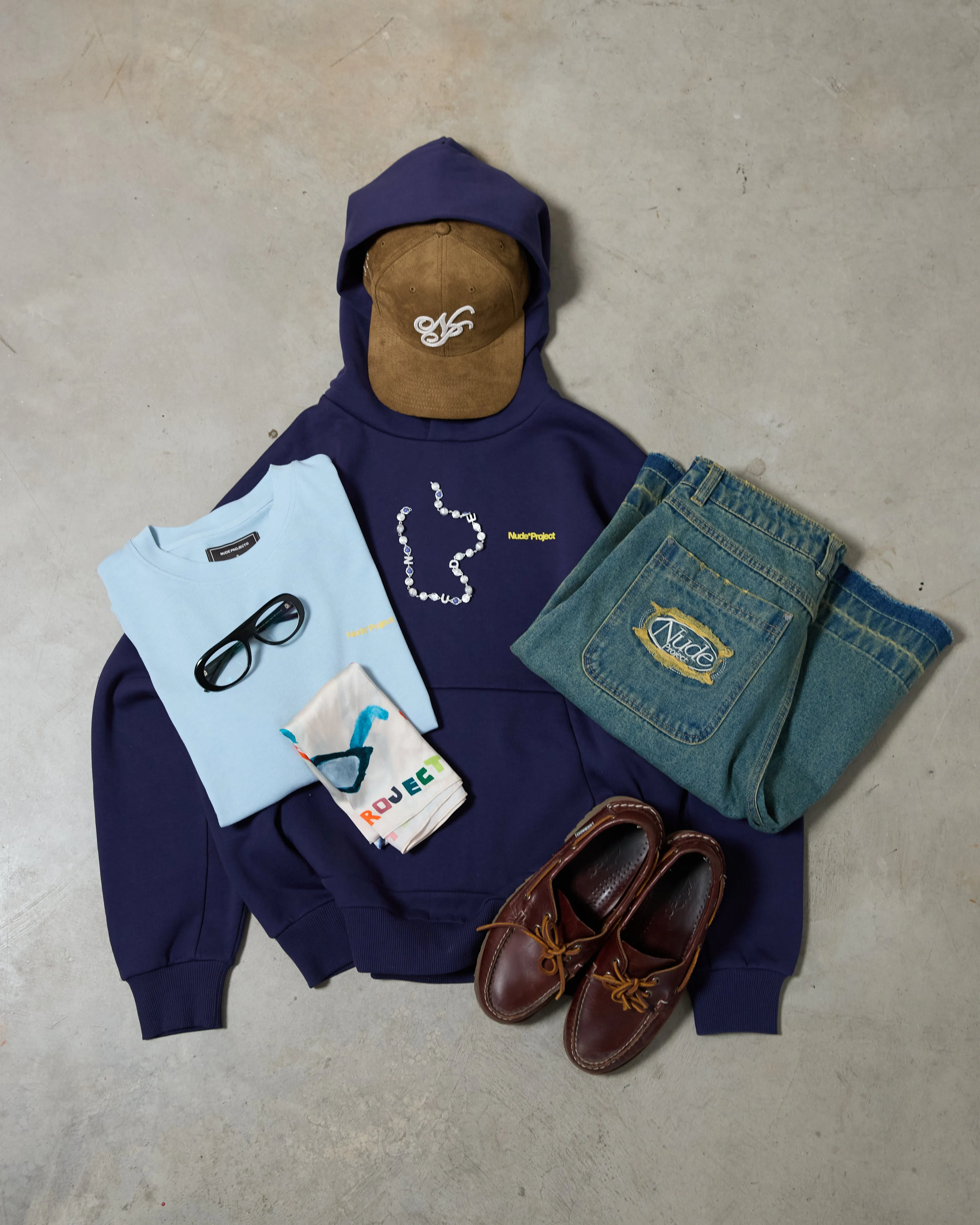 Origins Hoodie Navy sold by Nude Project product image thumbnail 5