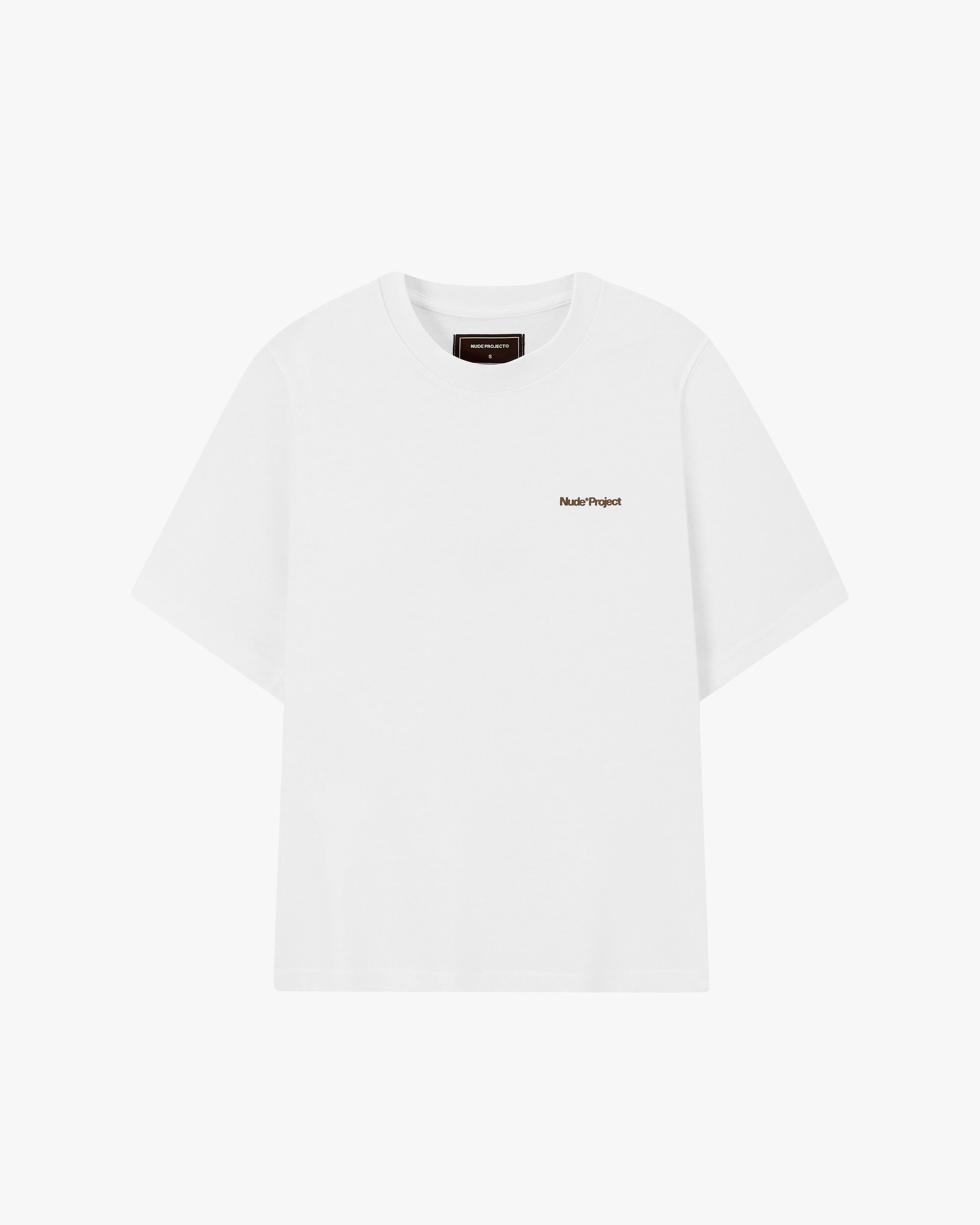 Origins Tee White sold by Nude Project