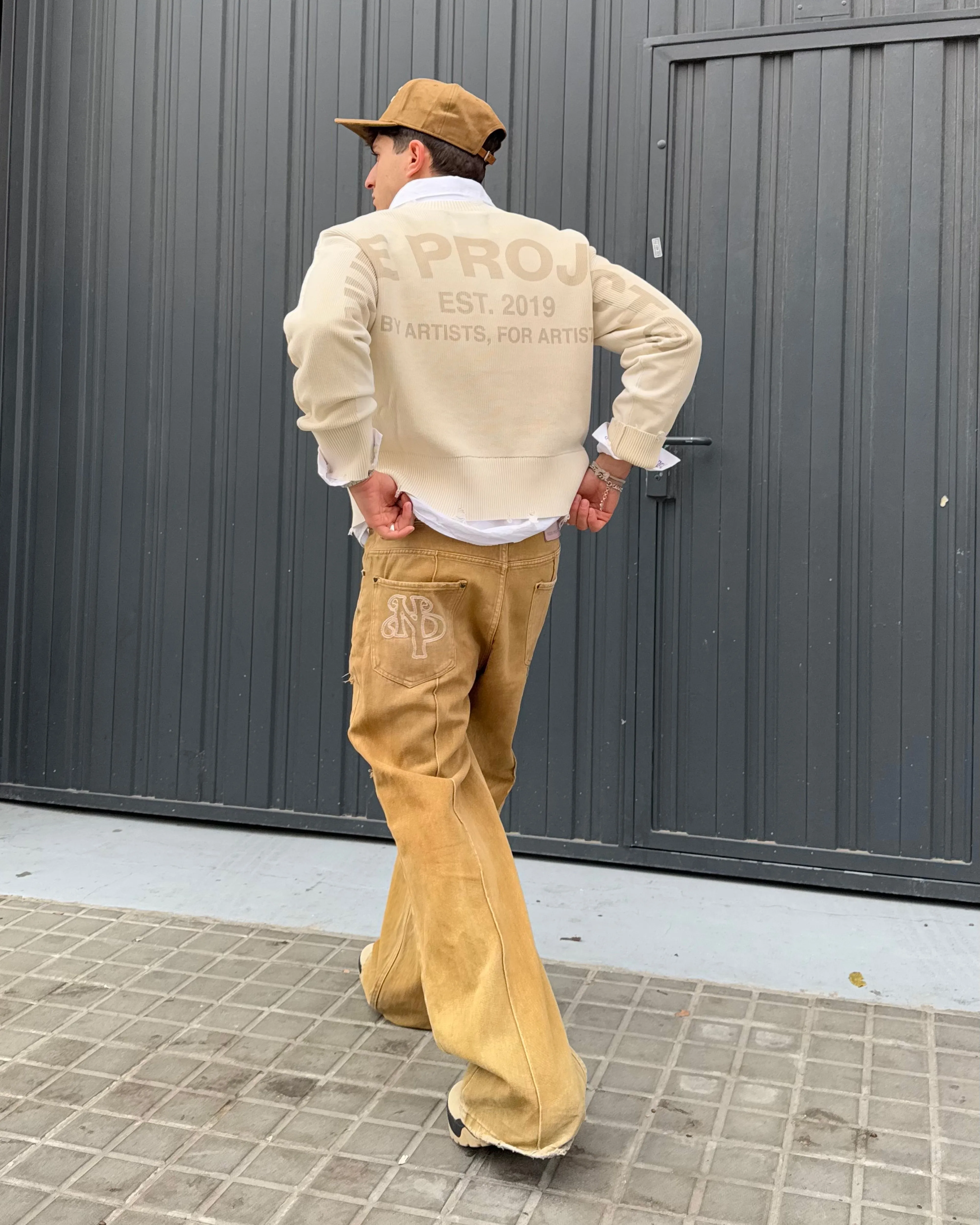 Perfect Cropped Knit Sweater Off-White sold by Nude Project product image thumbnail 4