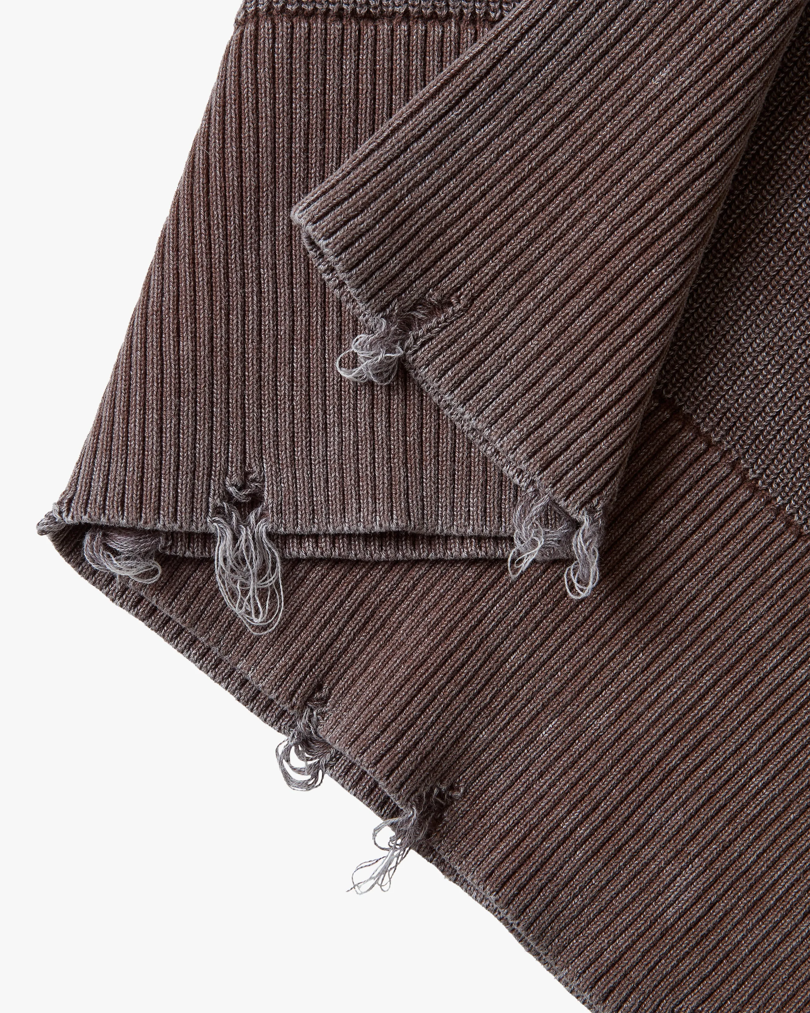 Perfect Cropped Knit Sweater Brown sold by Nude Project product image thumbnail 4