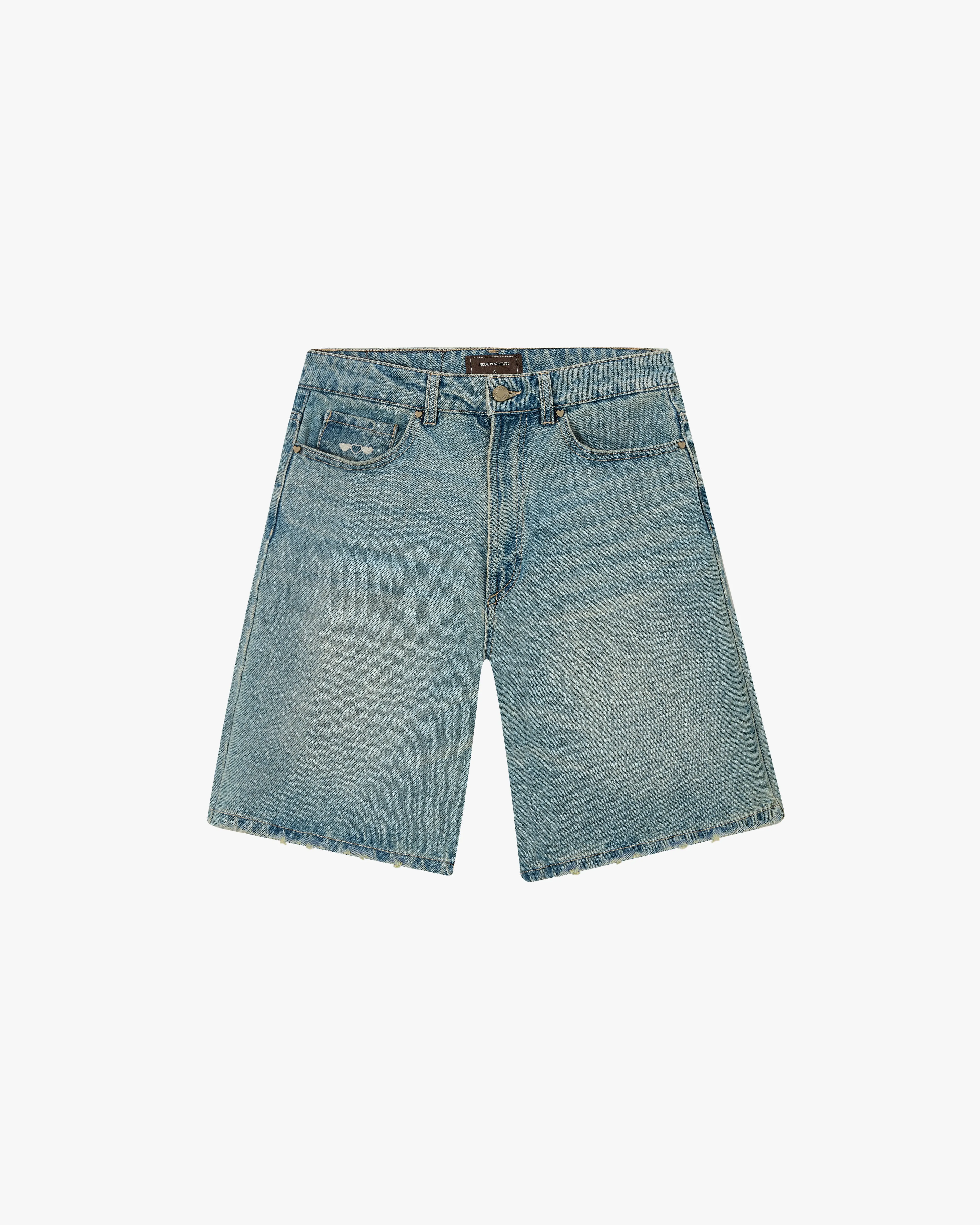 Basic Denim Shorts Sand Wash sold by Nude Project