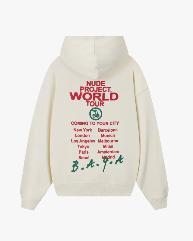 Nude Tour Hoodie Marshmallow sold by Nude Project