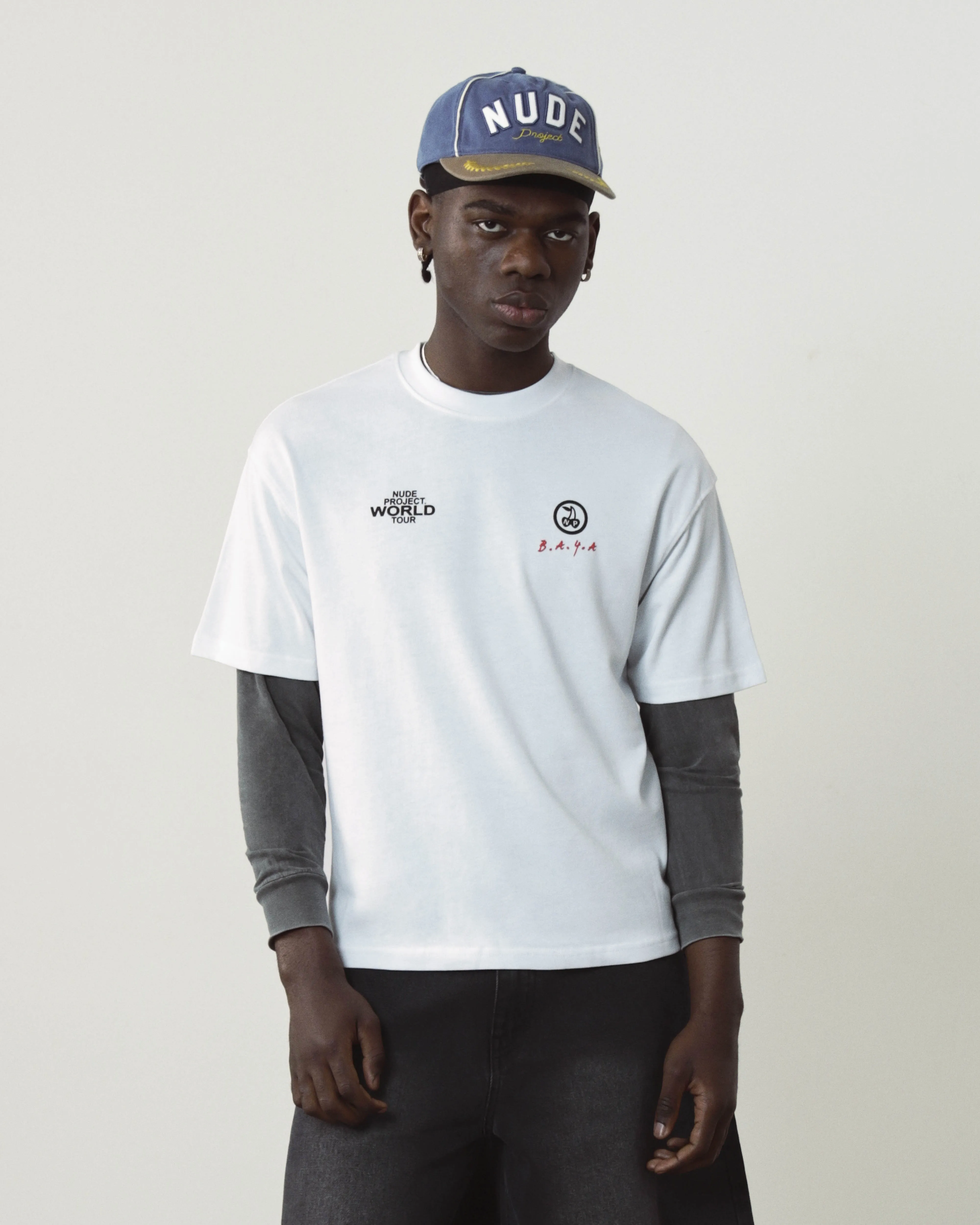 Nude Tour Tee White/Red sold by Nude Project product image thumbnail 5