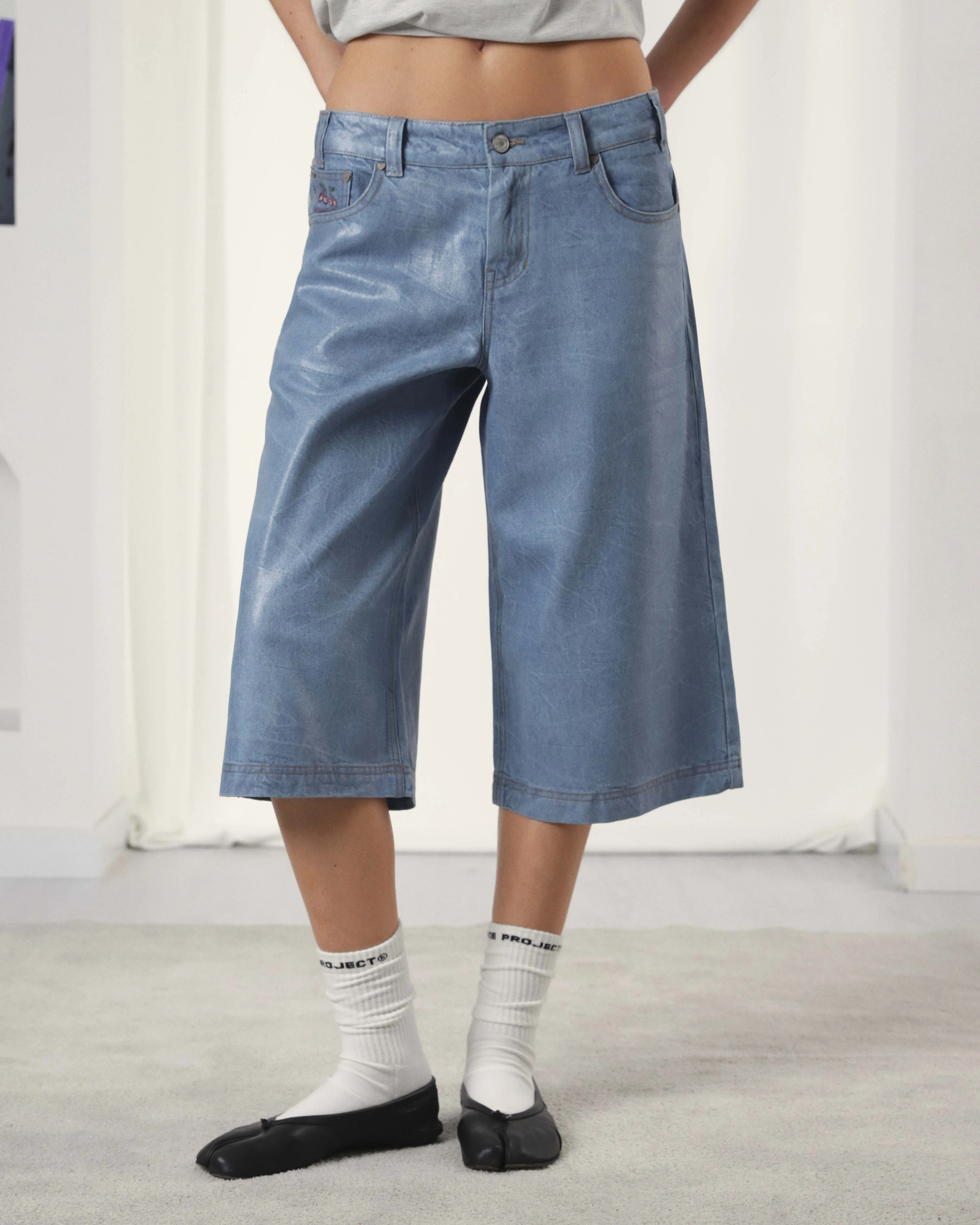 Silver Capicci Capri Jeans Blue sold by Nude Project product image thumbnail 2