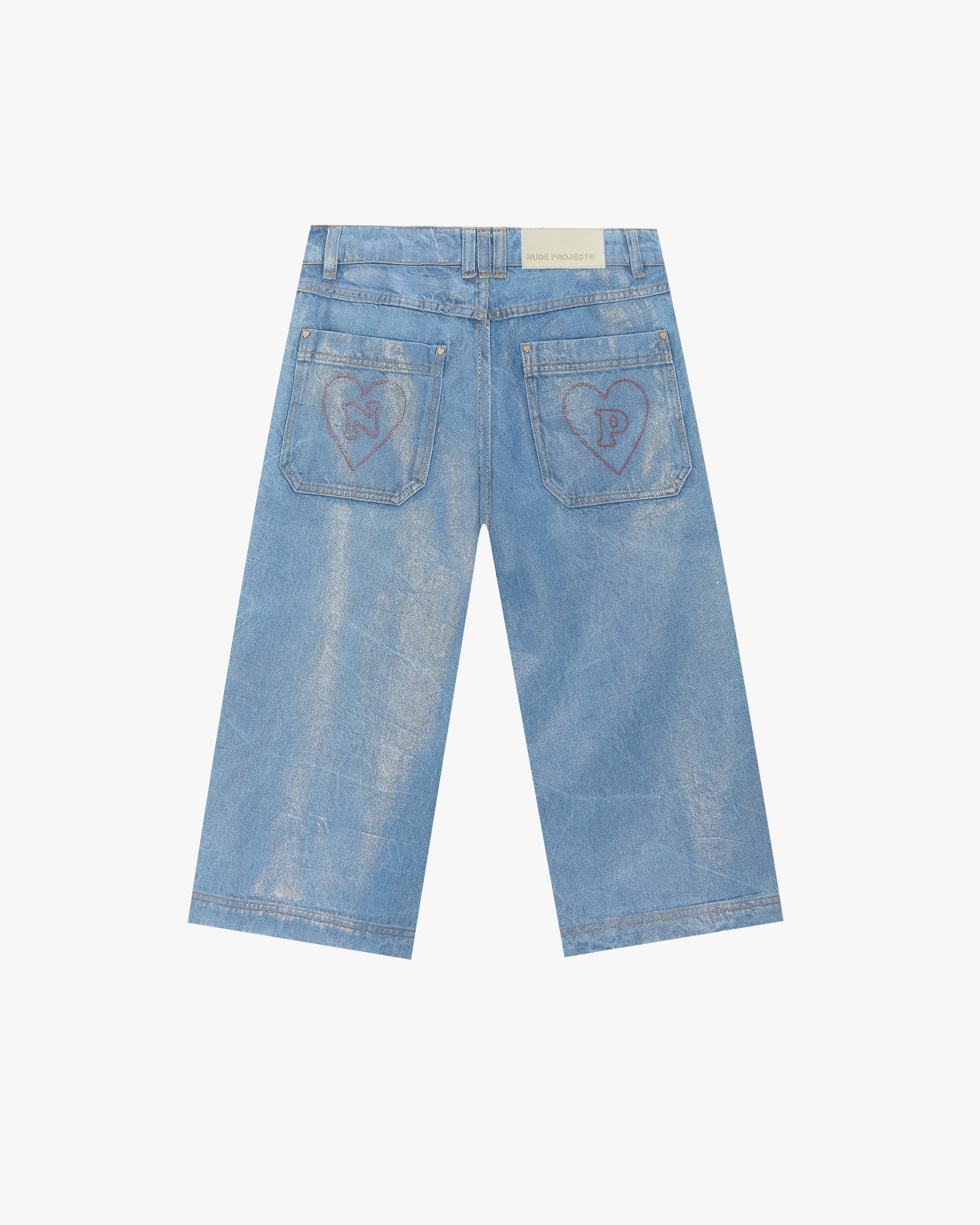 Silver Capicci Capri Jeans Blue sold by Nude Project product image thumbnail 3