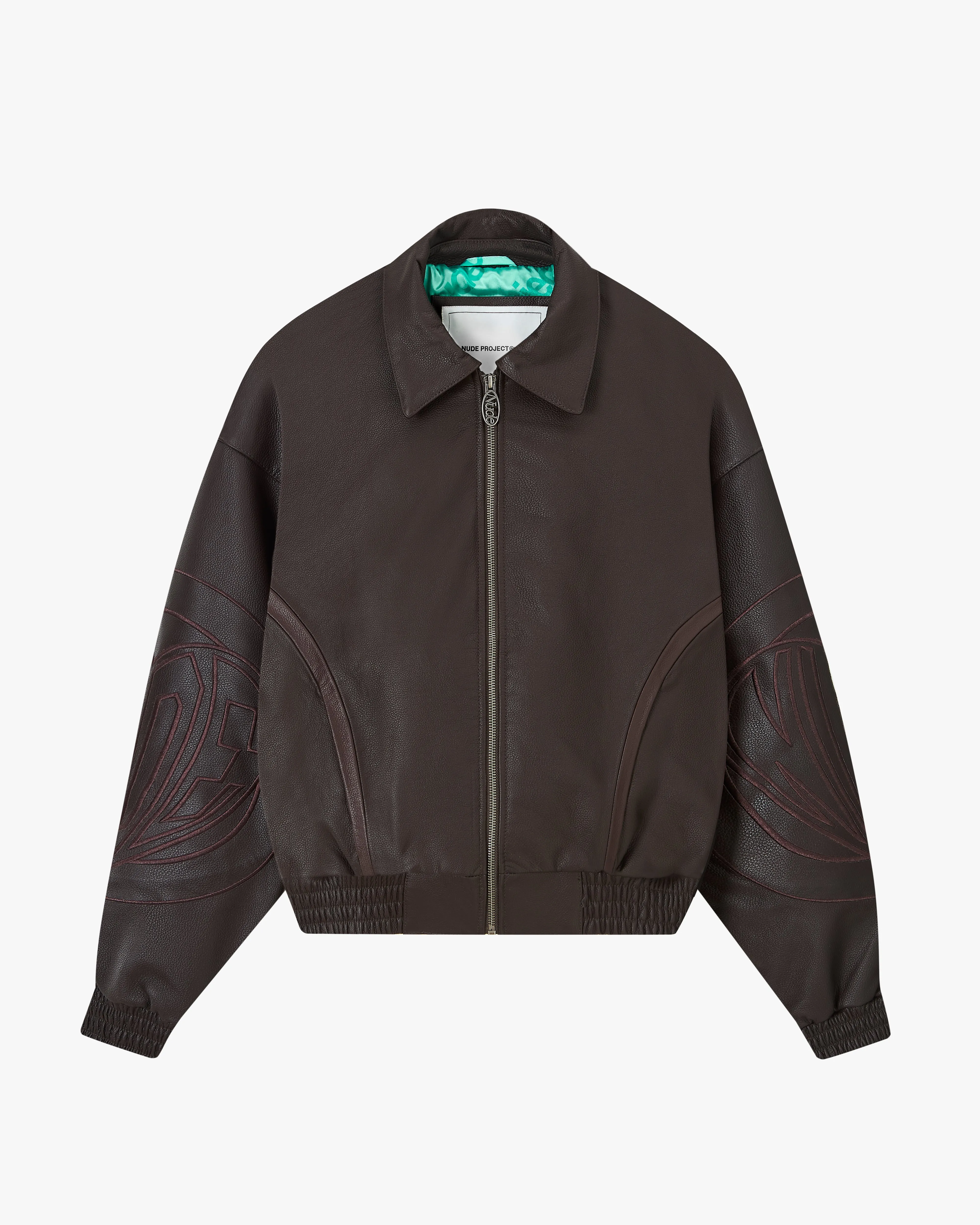 "The" Leather Jacket Brown sold by Nude Project