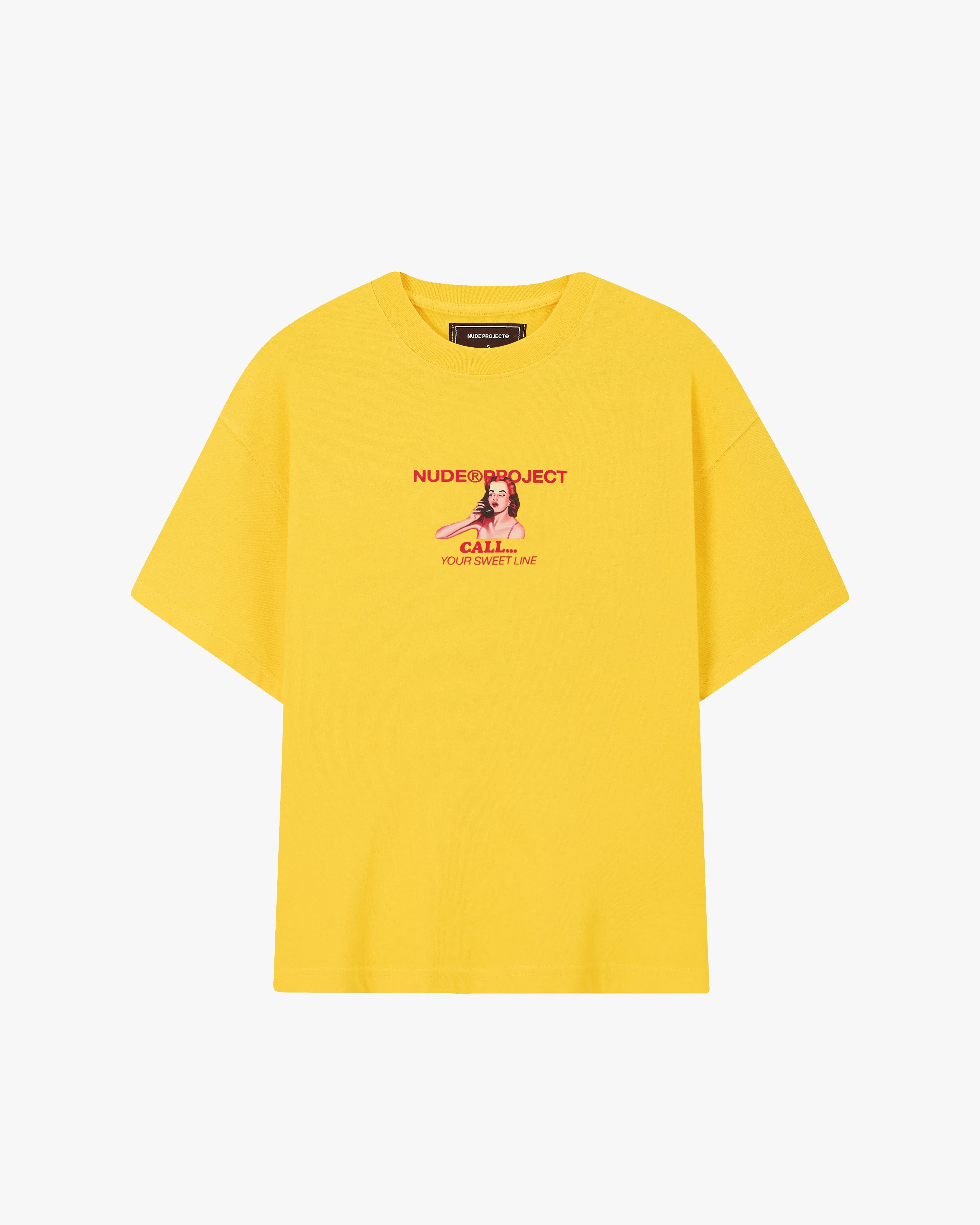 Call Tee Yellow sold by Nude Project