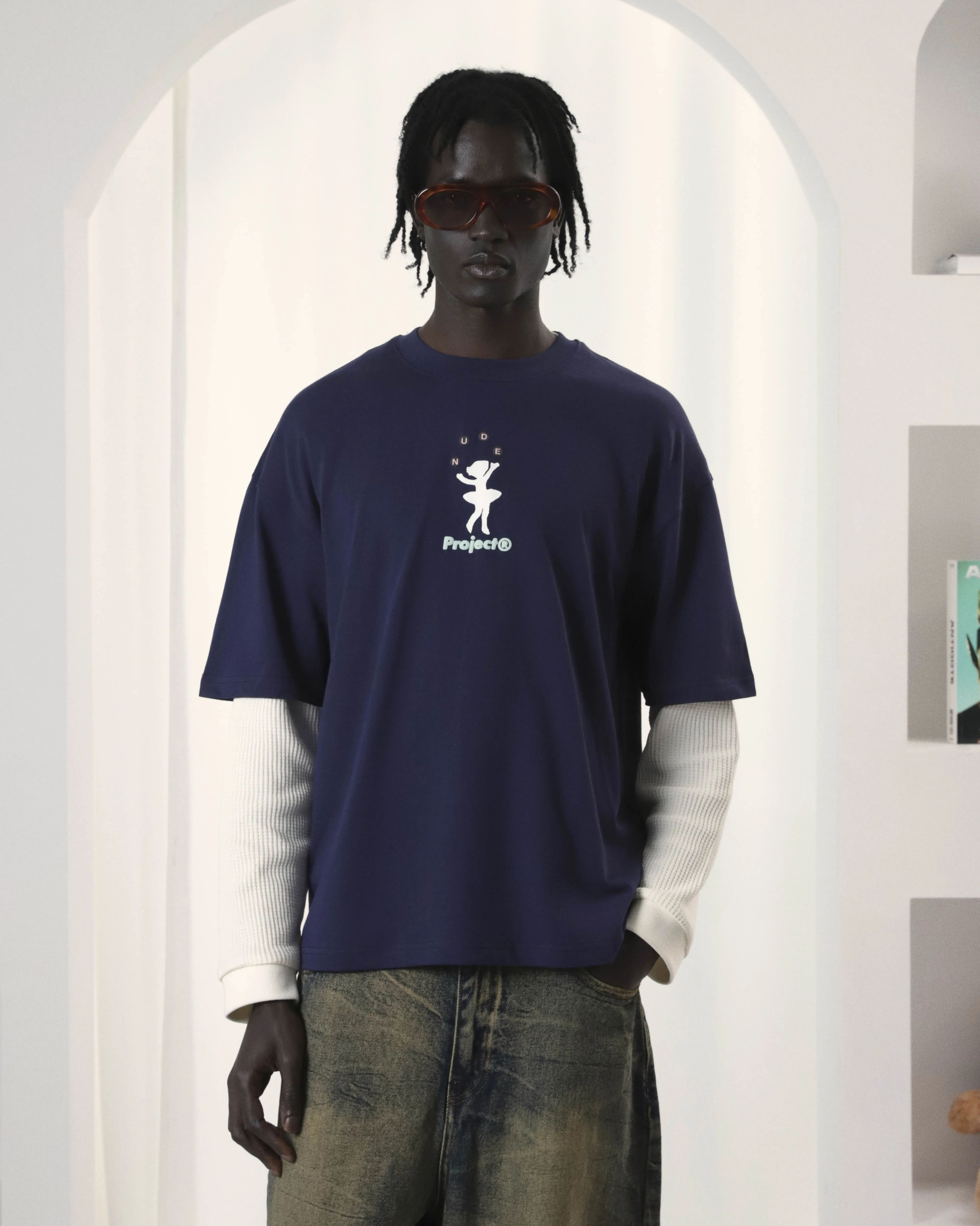 Lil'Rebel Tee Navy sold by Nude Project product image thumbnail 5