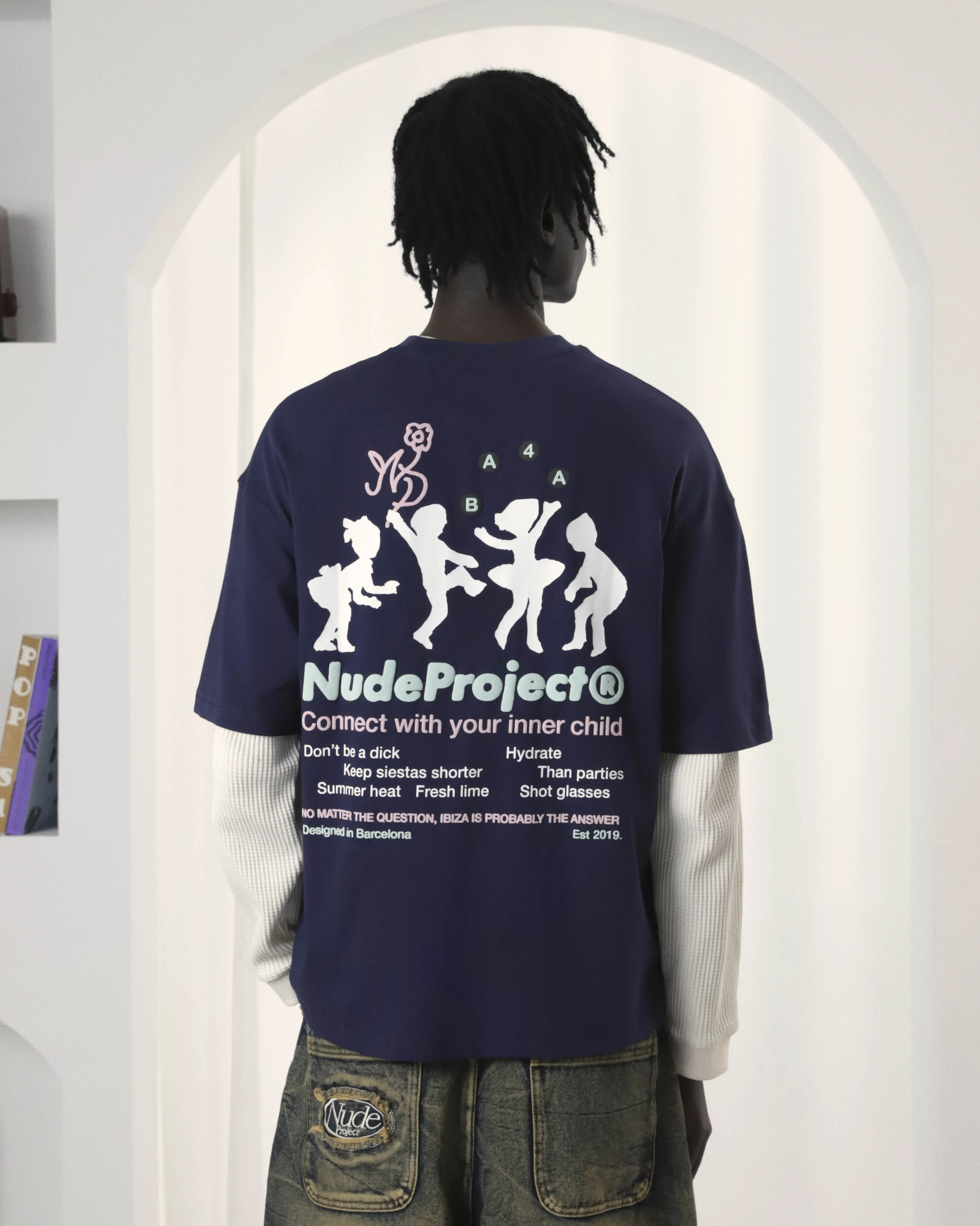 Lil'Rebel Tee Navy sold by Nude Project product image thumbnail 2