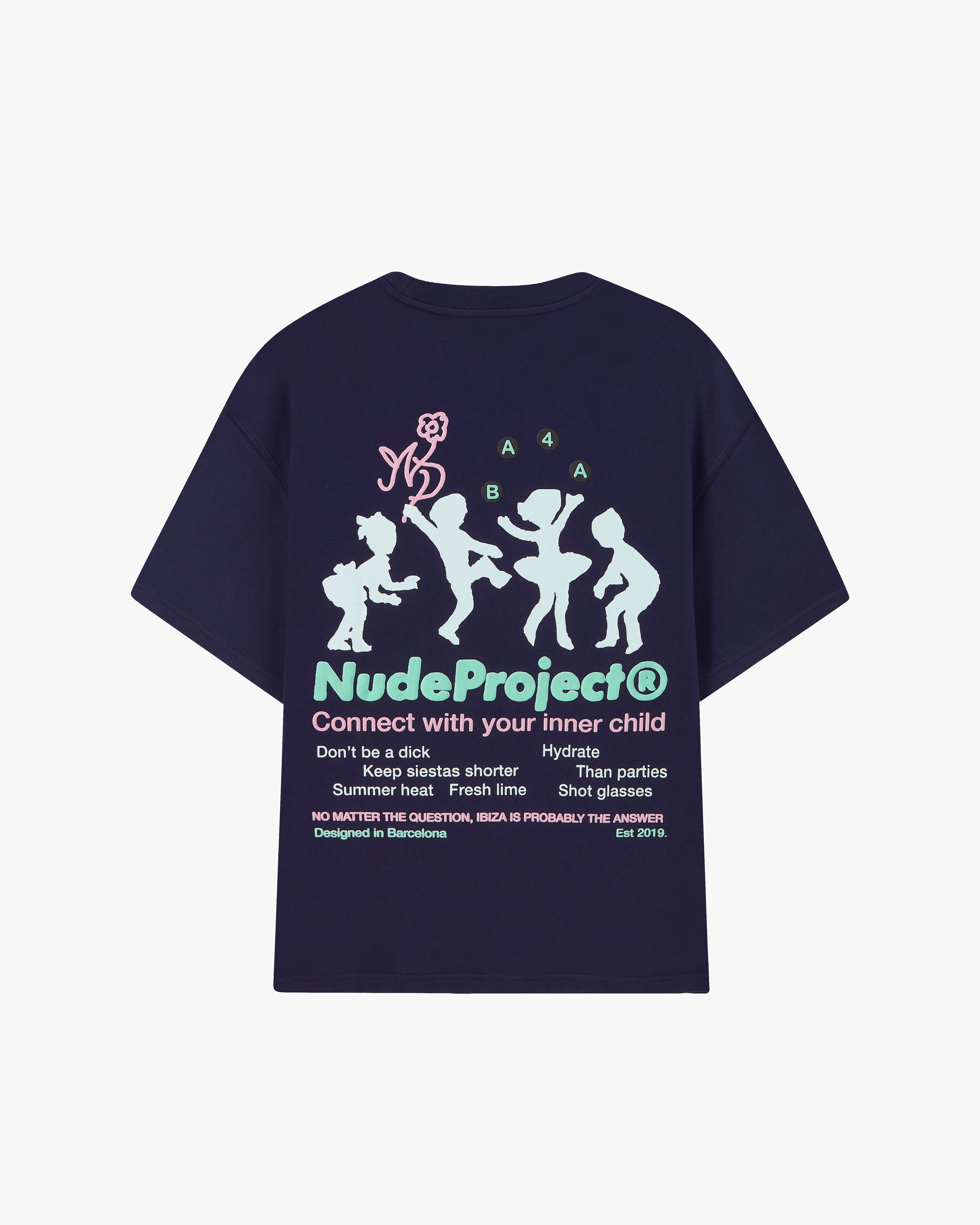 Lil'Rebel Tee Navy sold by Nude Project