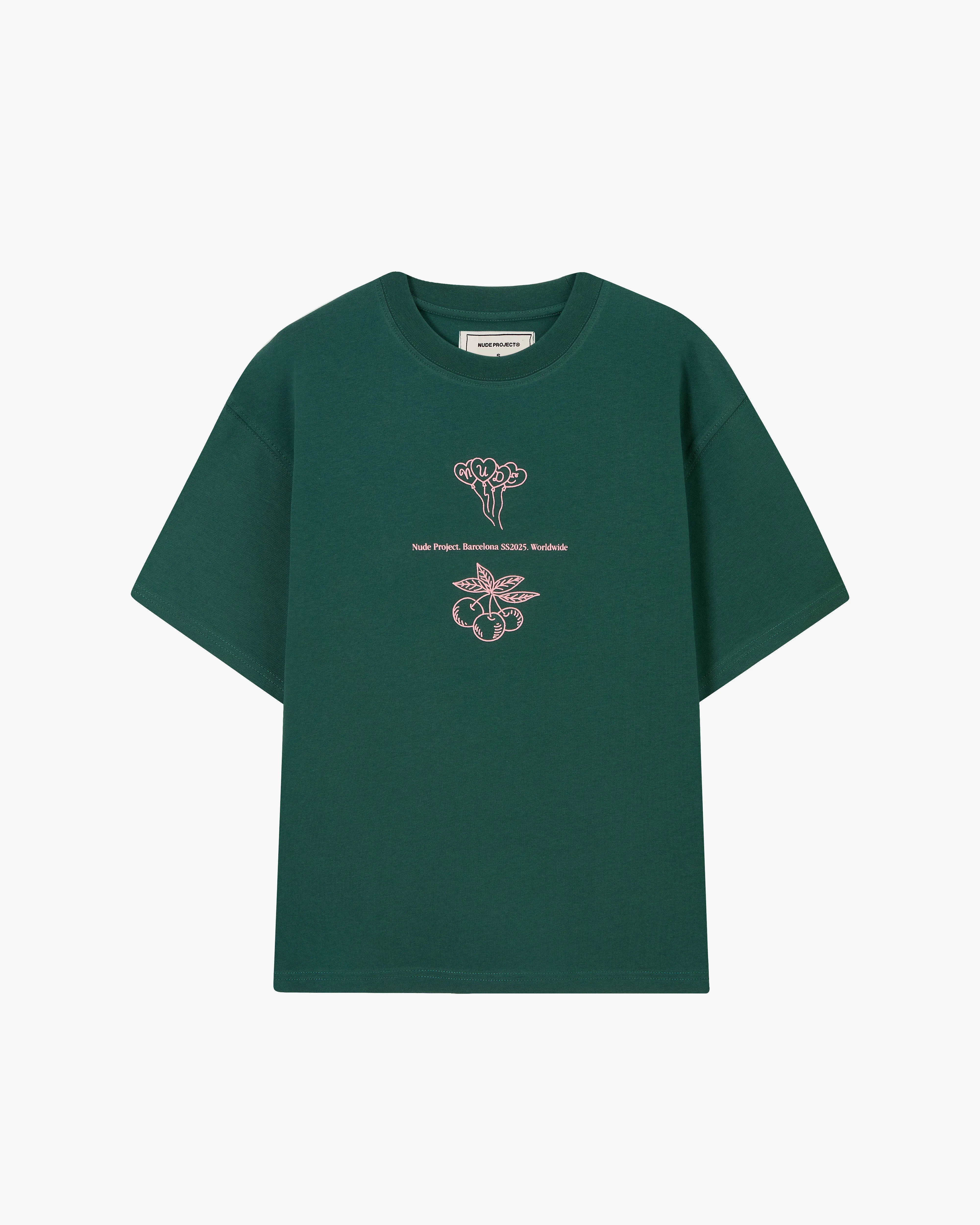 Swan Garden Tee Green sold by Nude Project product image thumbnail 3