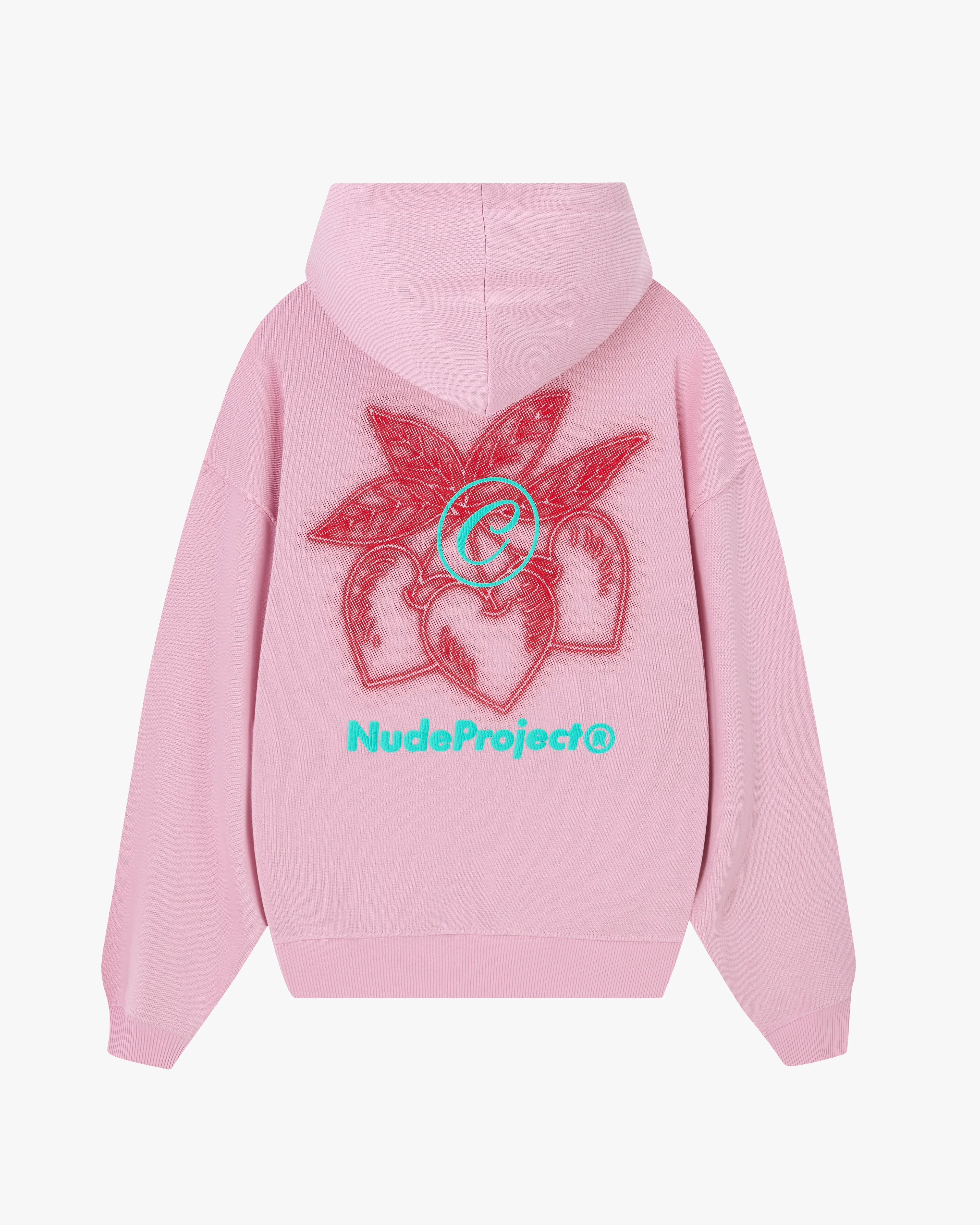 Cherry Bomb Hoodie Pink sold by Nude Project