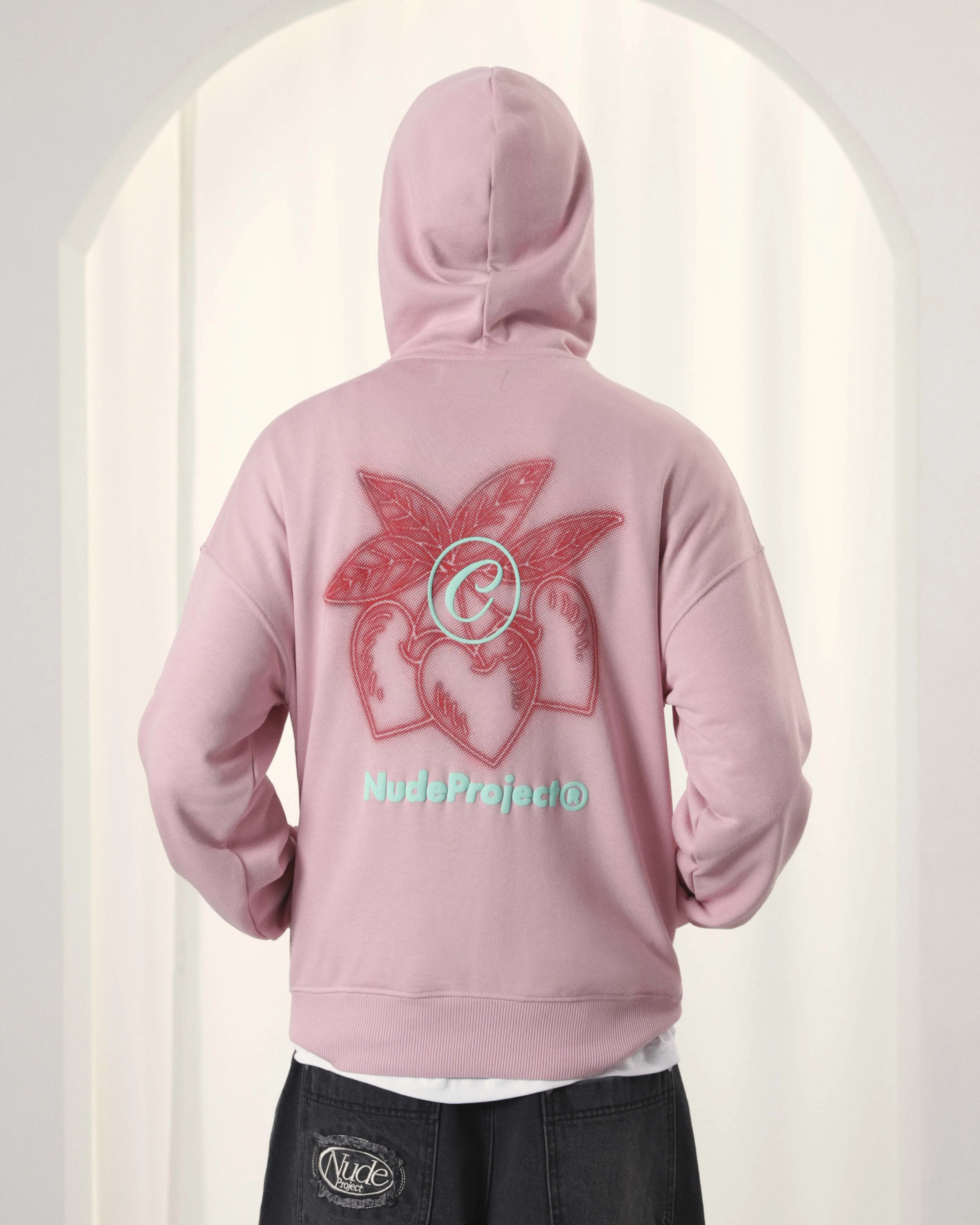 Cherry Bomb Hoodie Pink sold by Nude Project product image thumbnail 4