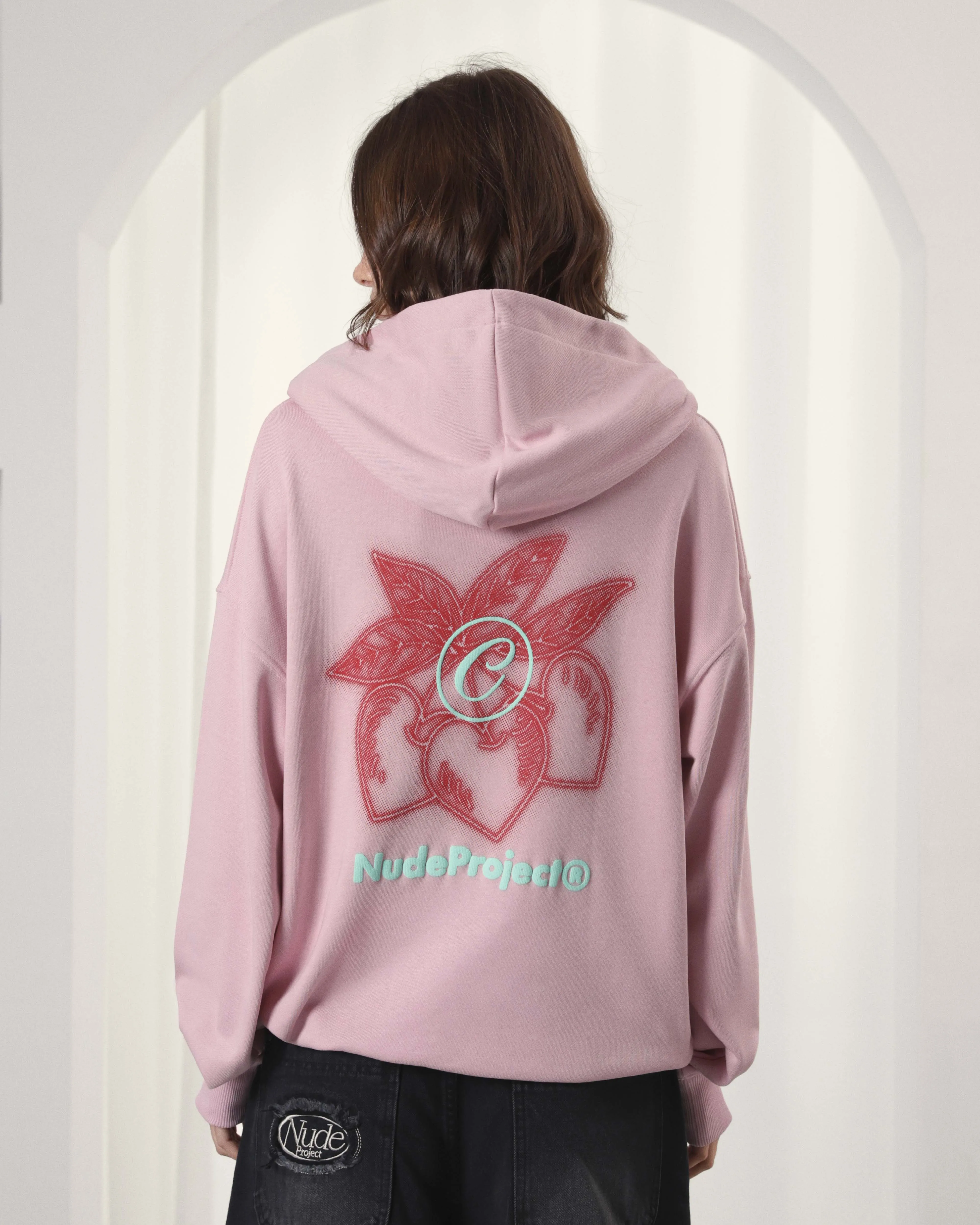 Cherry Bomb Hoodie Pink sold by Nude Project product image thumbnail 5
