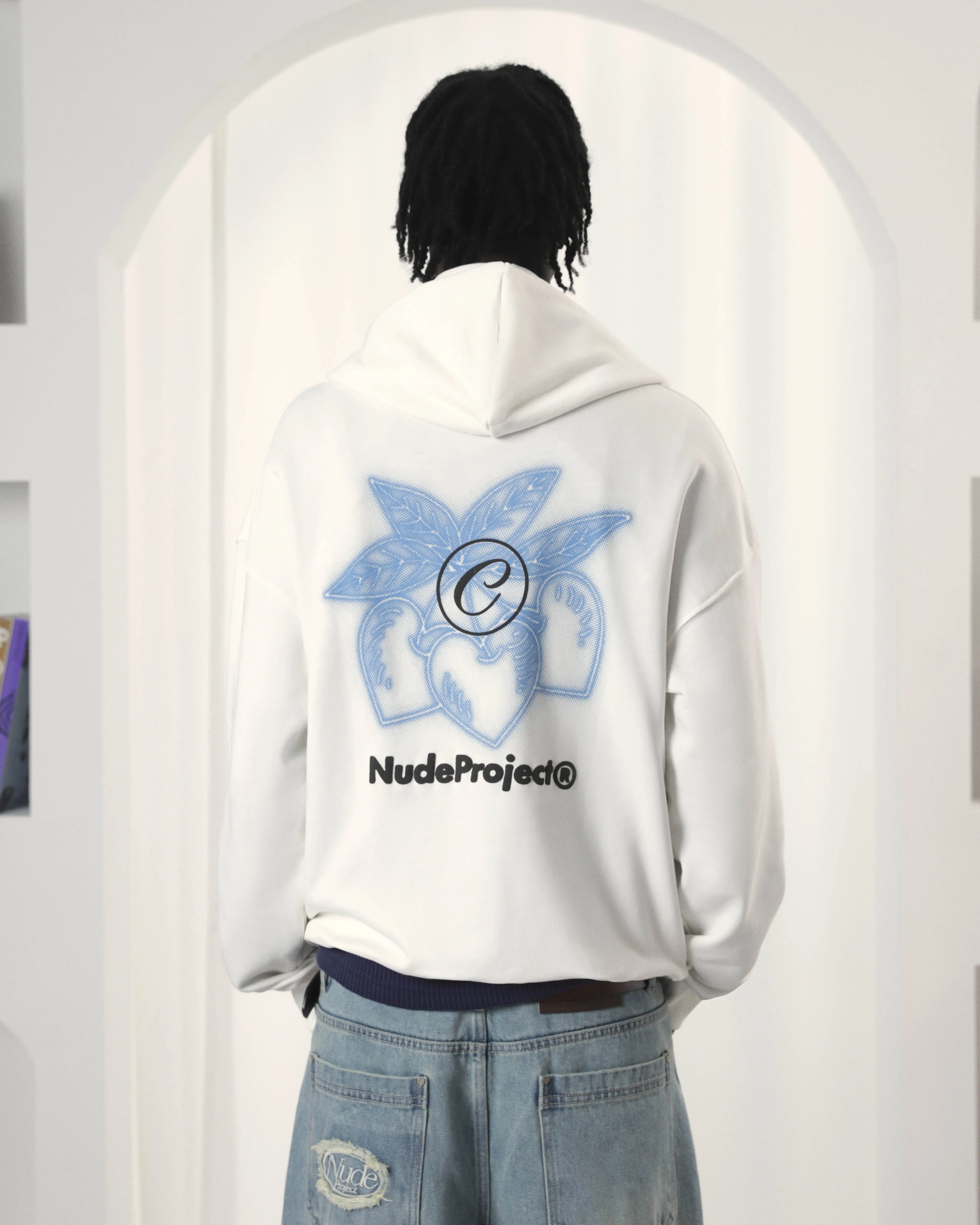 Cherry Bomb Hoodie Marshmallow sold by Nude Project product image thumbnail 5