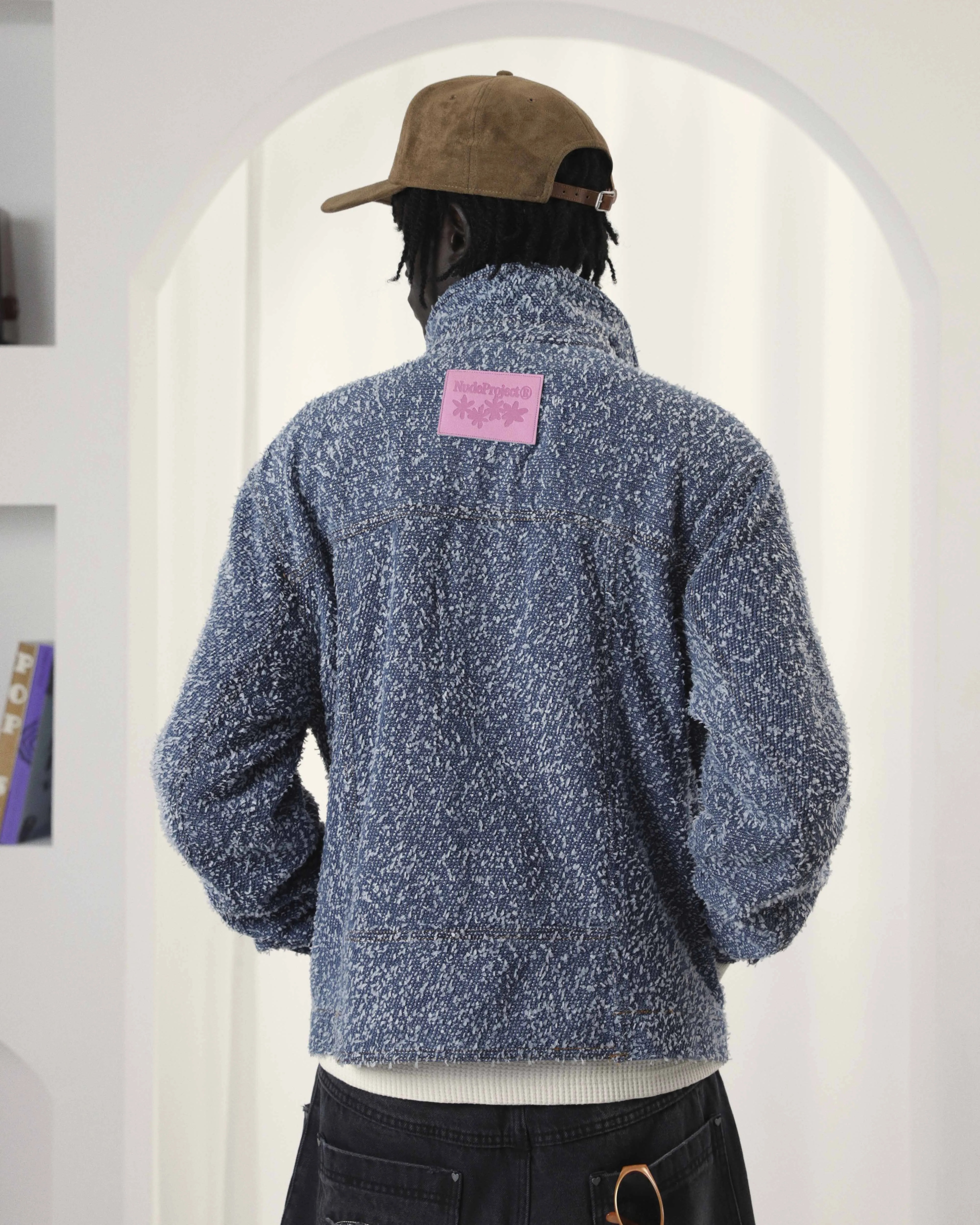 Boucle Trucker Jacket sold by Nude Project product image thumbnail 5