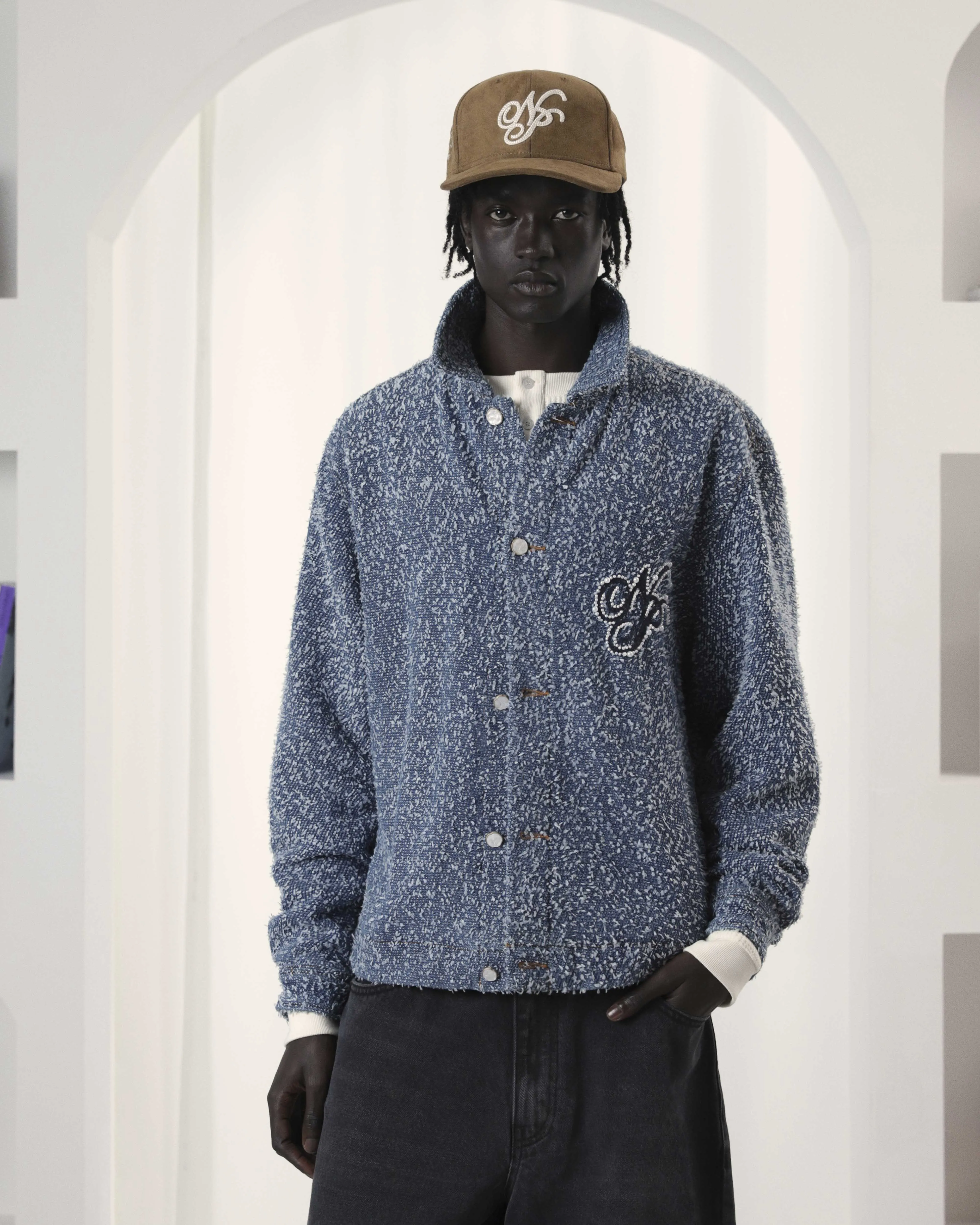 Boucle Trucker Jacket sold by Nude Project product image thumbnail 2