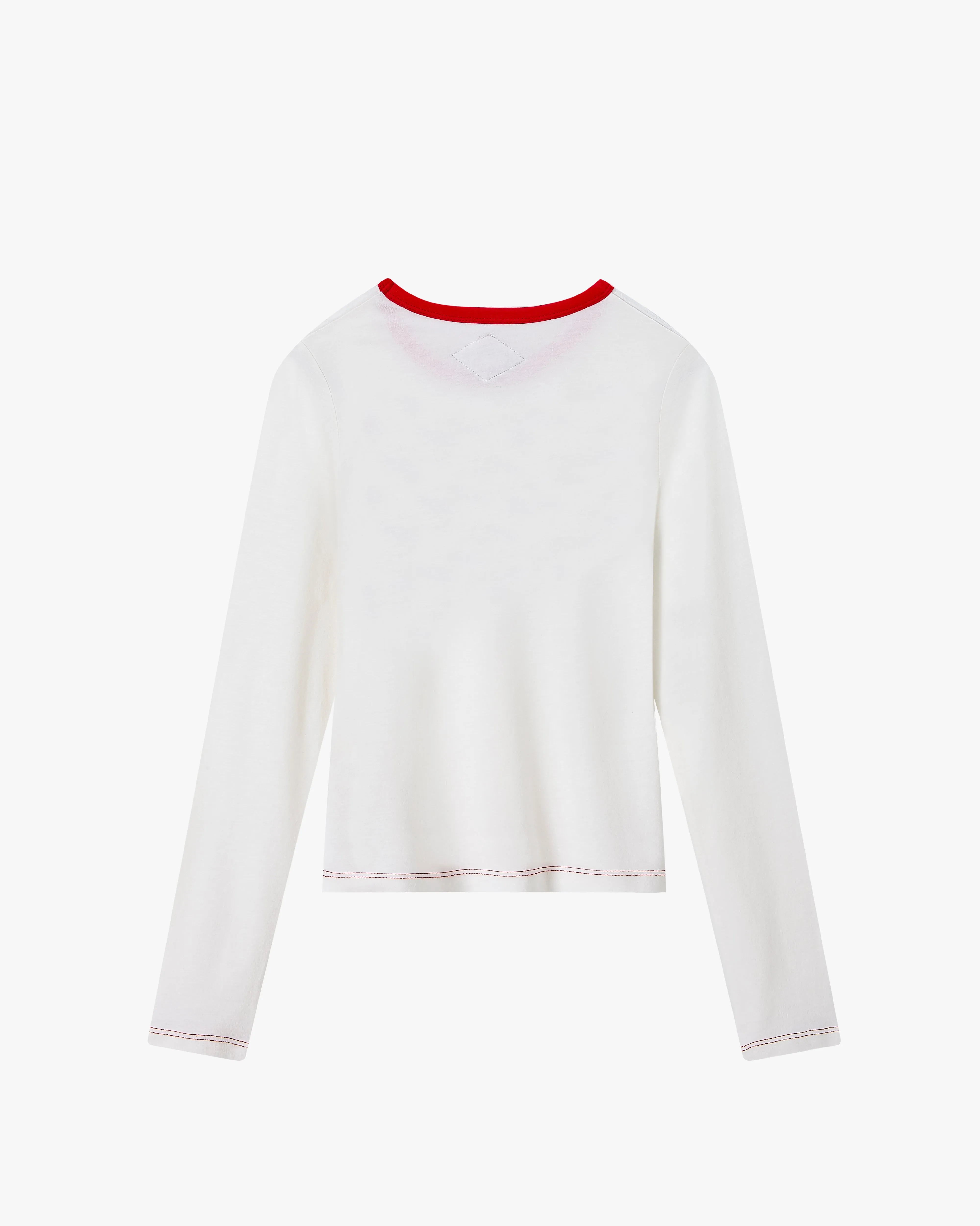 Poetic Long-Sleeve Tee Off-White sold by Nude Project product image thumbnail 3