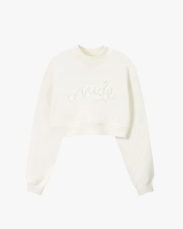 Lacy Sweatshirt Off-White sold by Nude Project