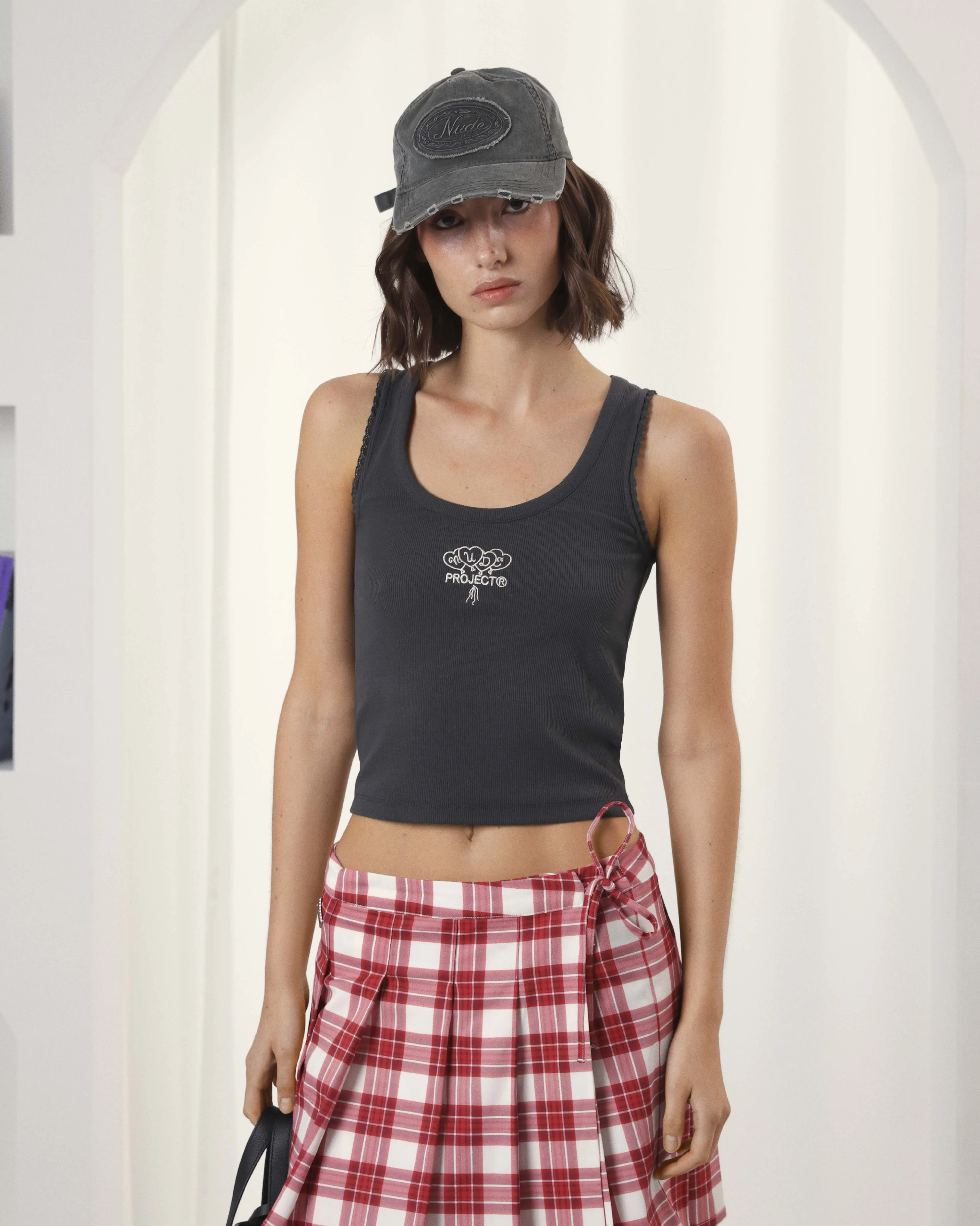 Storm Tank Top Ash sold by Nude Project product image thumbnail 2