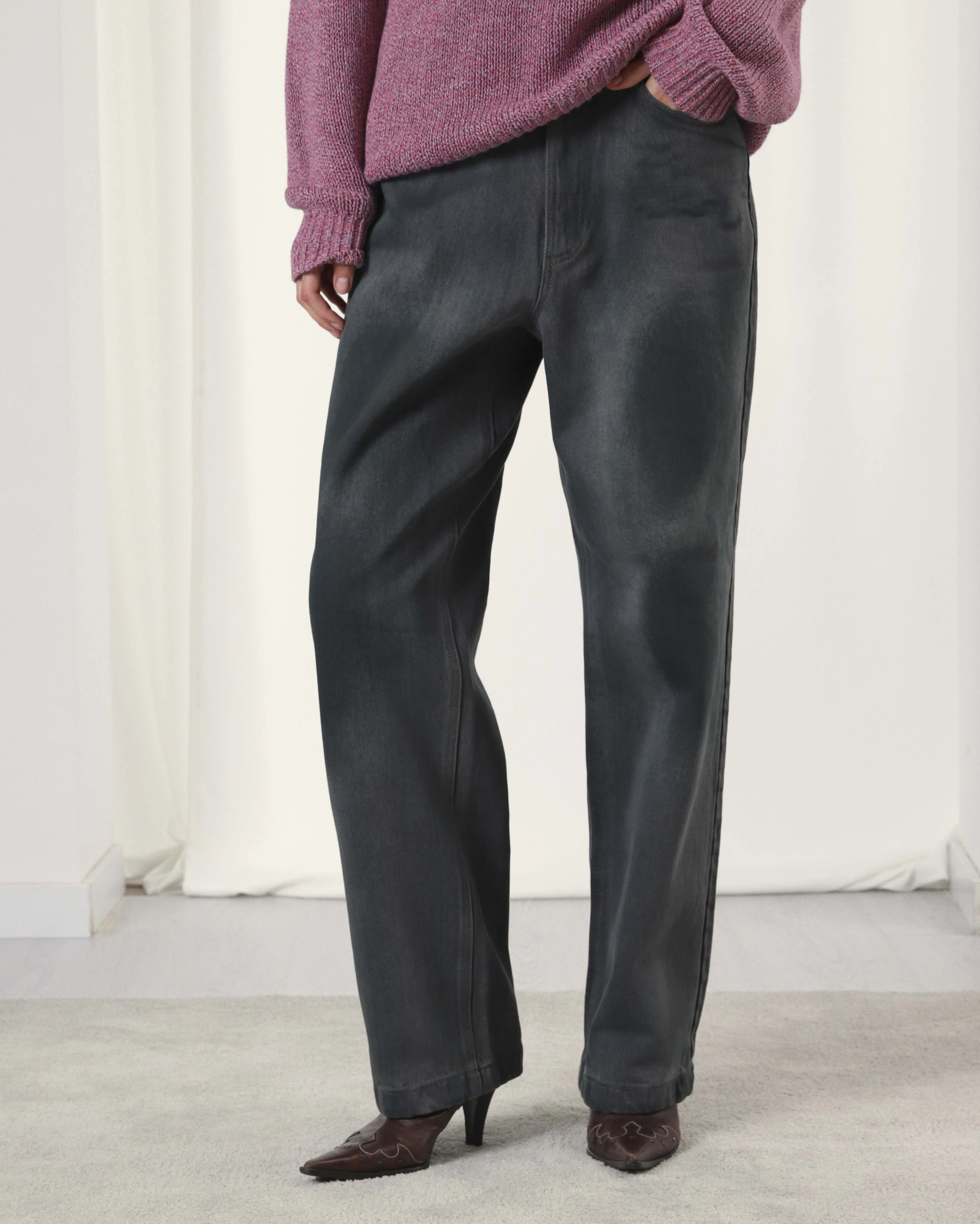 Wasted Jeans Washed Green sold by Nude Project product image thumbnail 4