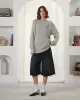 Old Baggy Denim Shorts Black sold by Nude Project