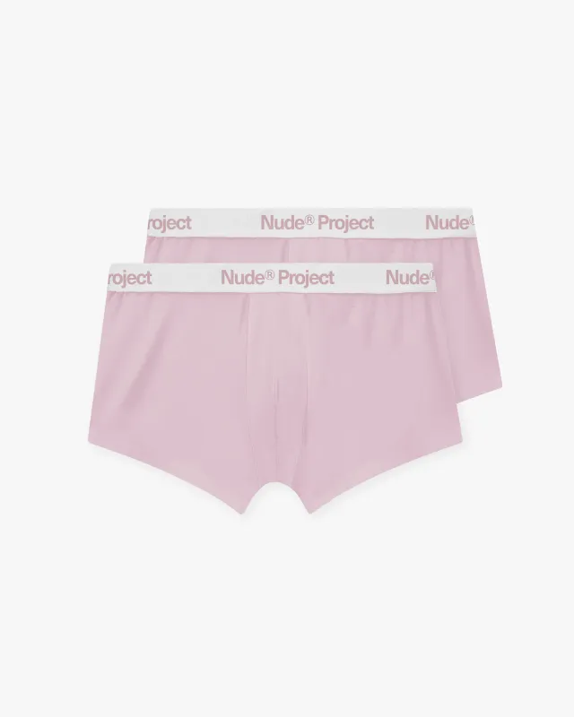 Essential Boxer Pink 2Xpack sold by Nude Project