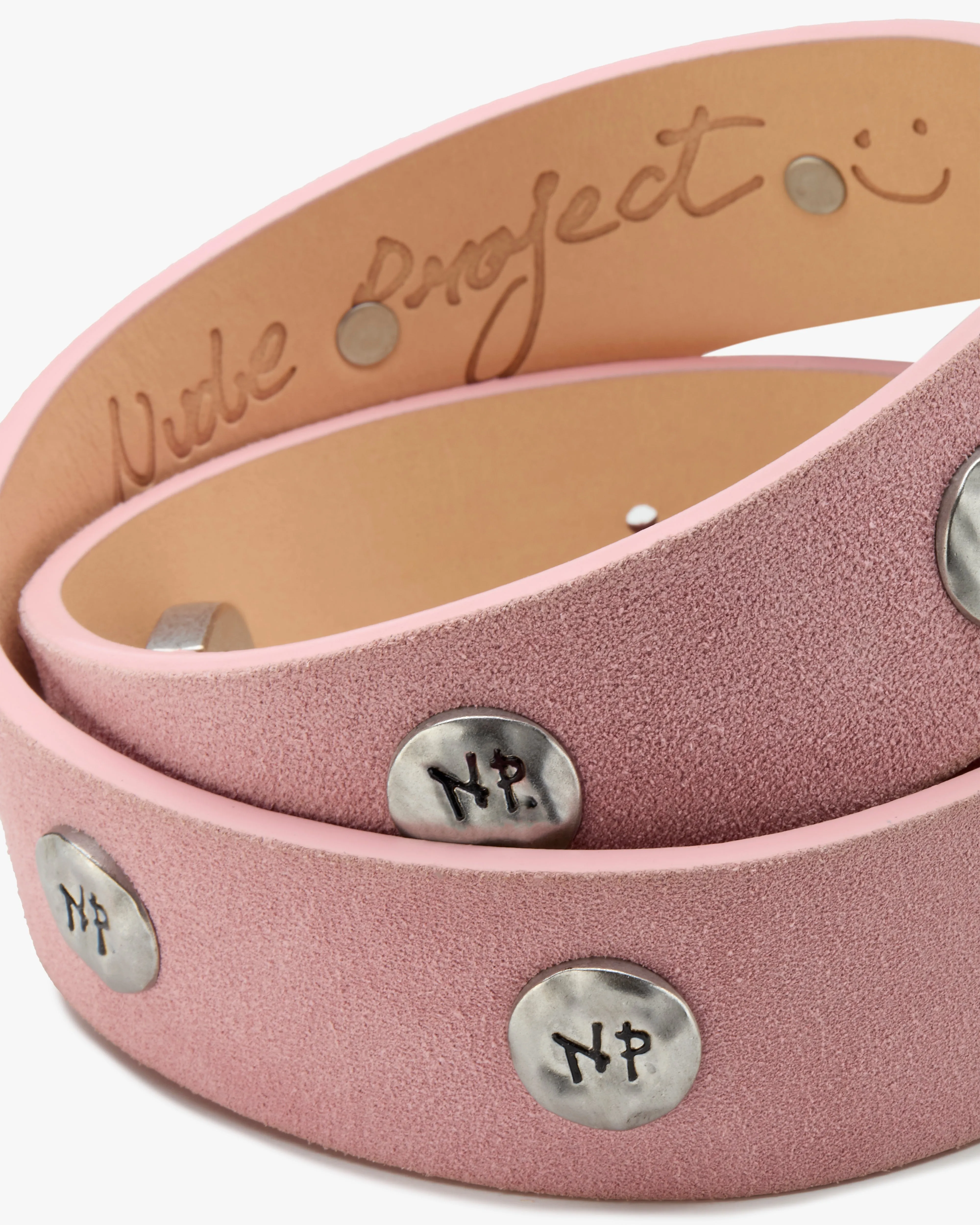 Suede Belt Pink sold by Nude Project product image thumbnail 4