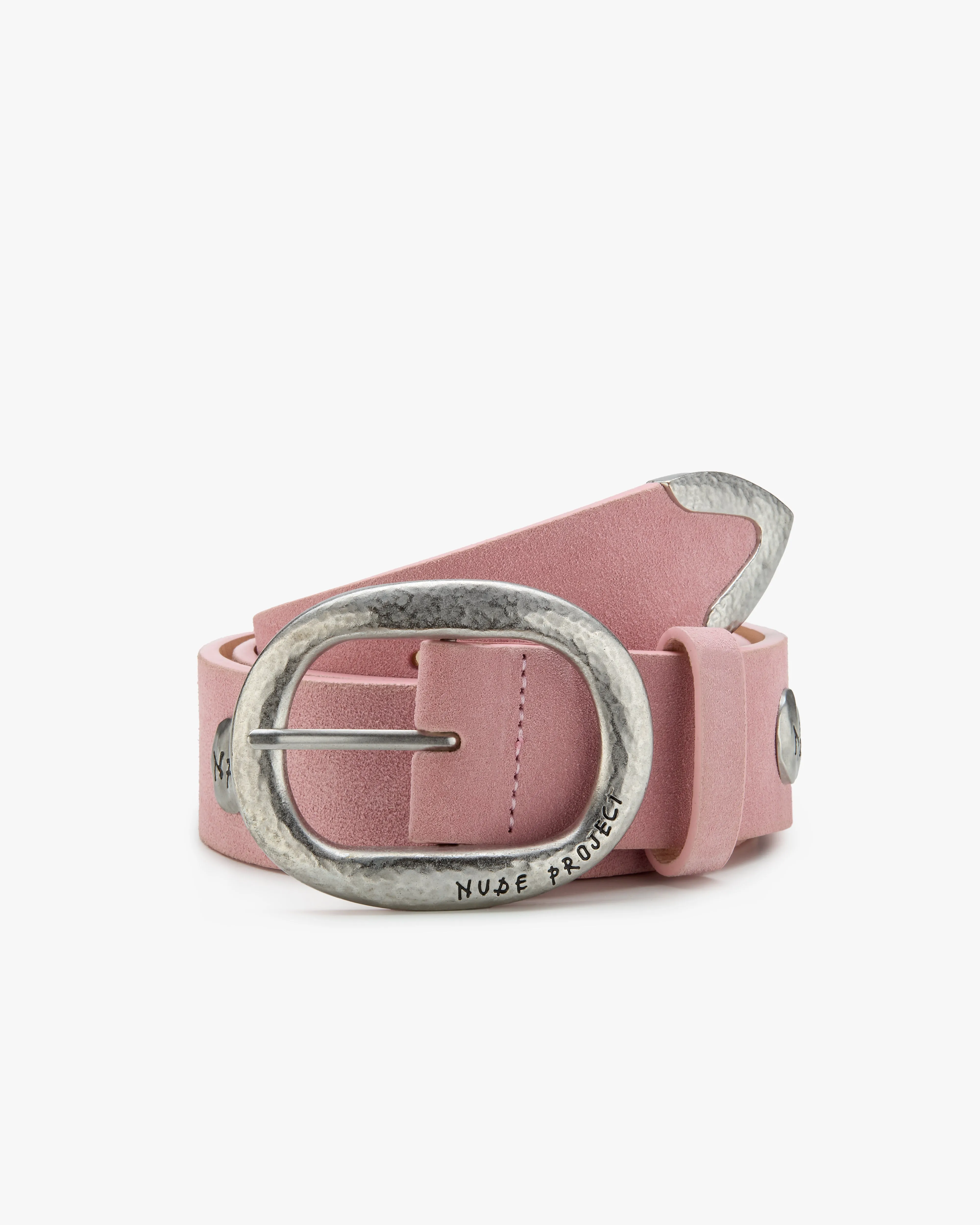Suede Belt Pink sold by Nude Project