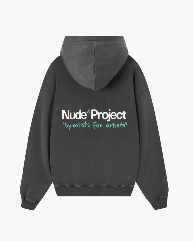 Cult Hoodie Washed Ash sold by Nude Project