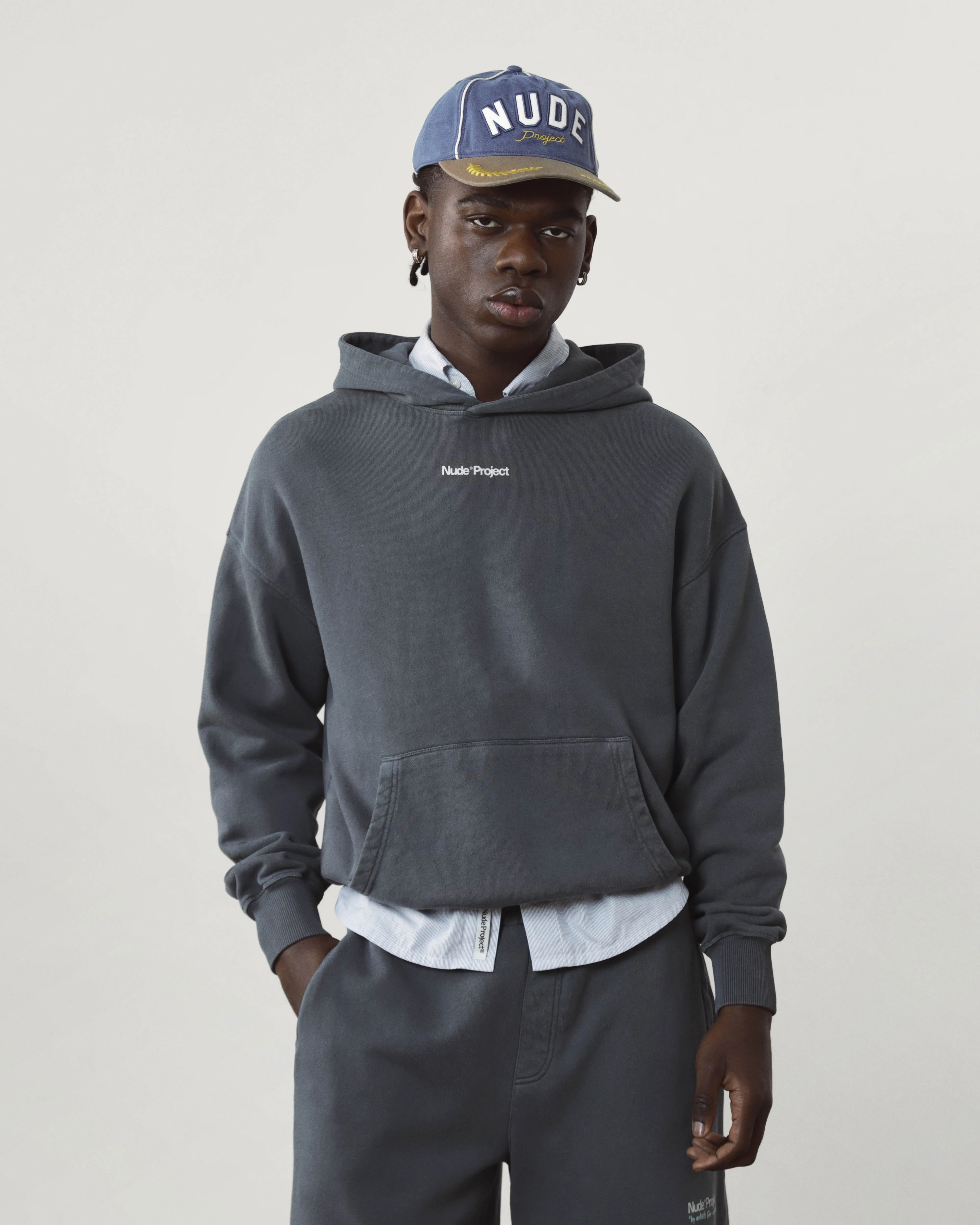 Cult Hoodie Washed Ash sold by Nude Project product image thumbnail 5