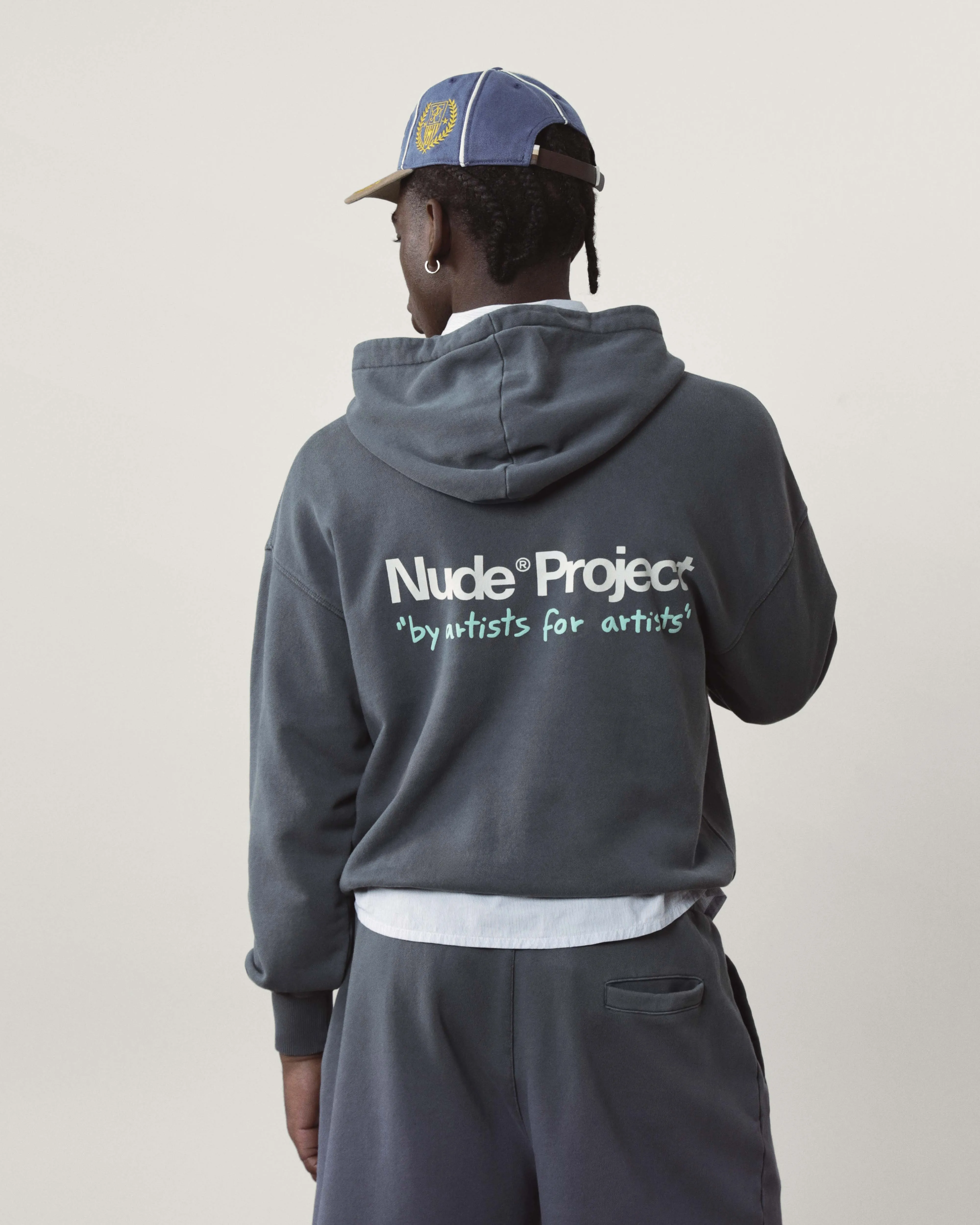 Cult Hoodie Washed Ash sold by Nude Project product image thumbnail 3