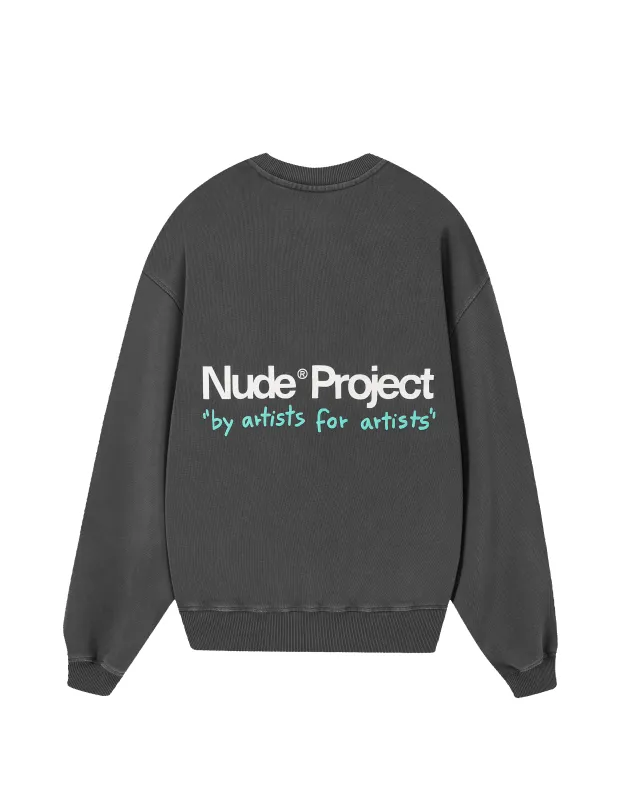 Cult Sweatshirt Washed Ash sold by Nude Project