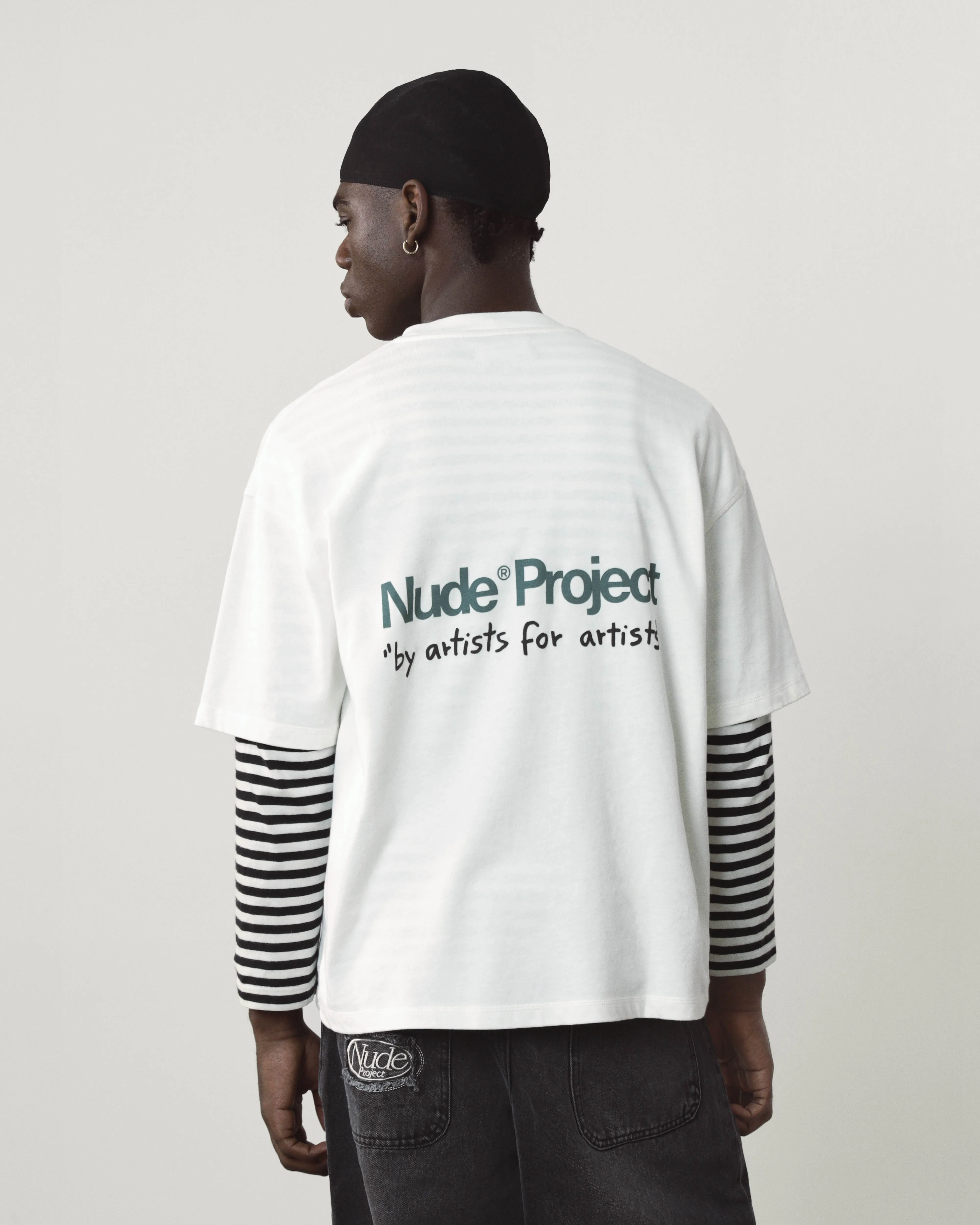 Cult Tee Washed Off-White sold by Nude Project product image thumbnail 3