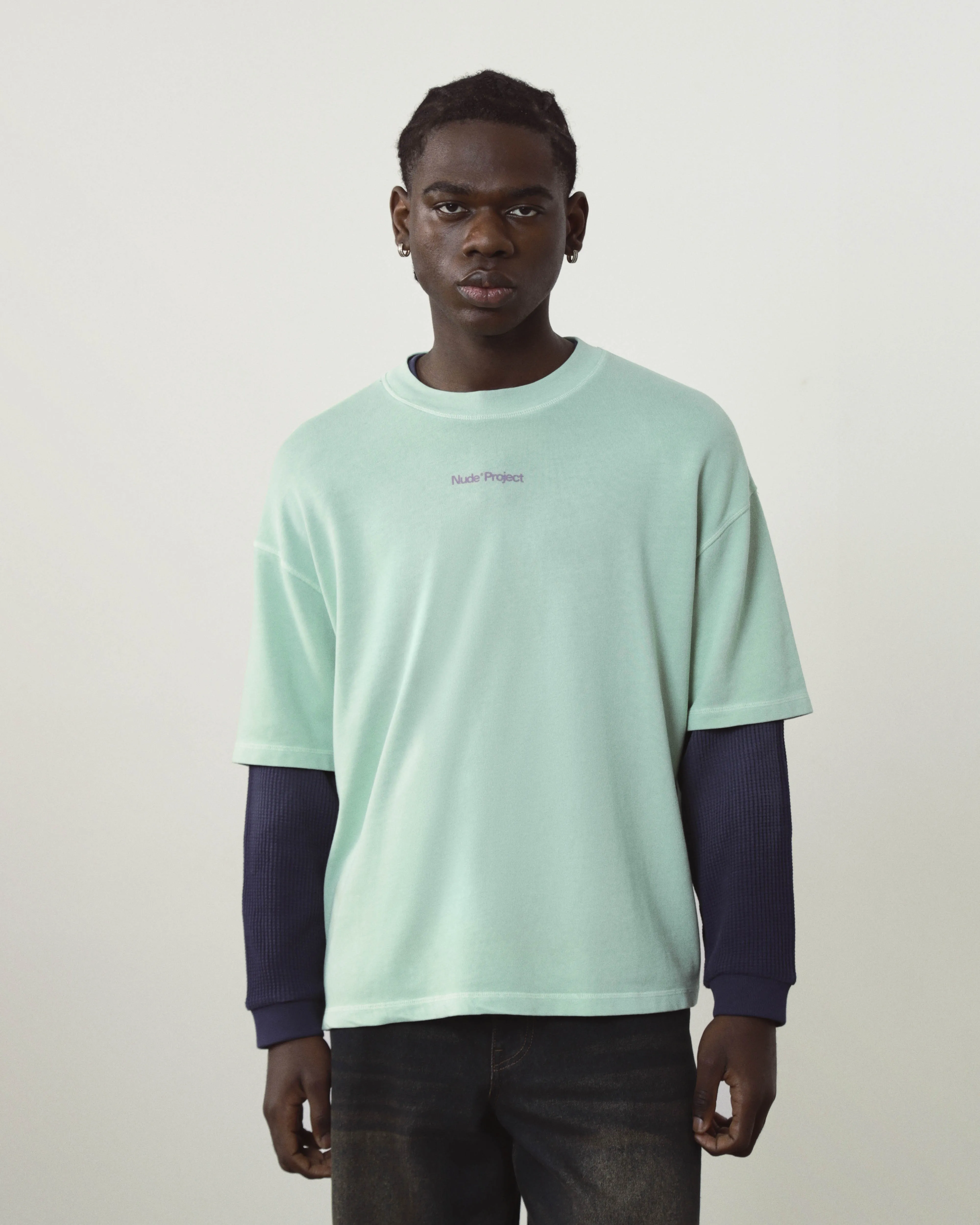 Cult Tee Washed Green sold by Nude Project product image thumbnail 4