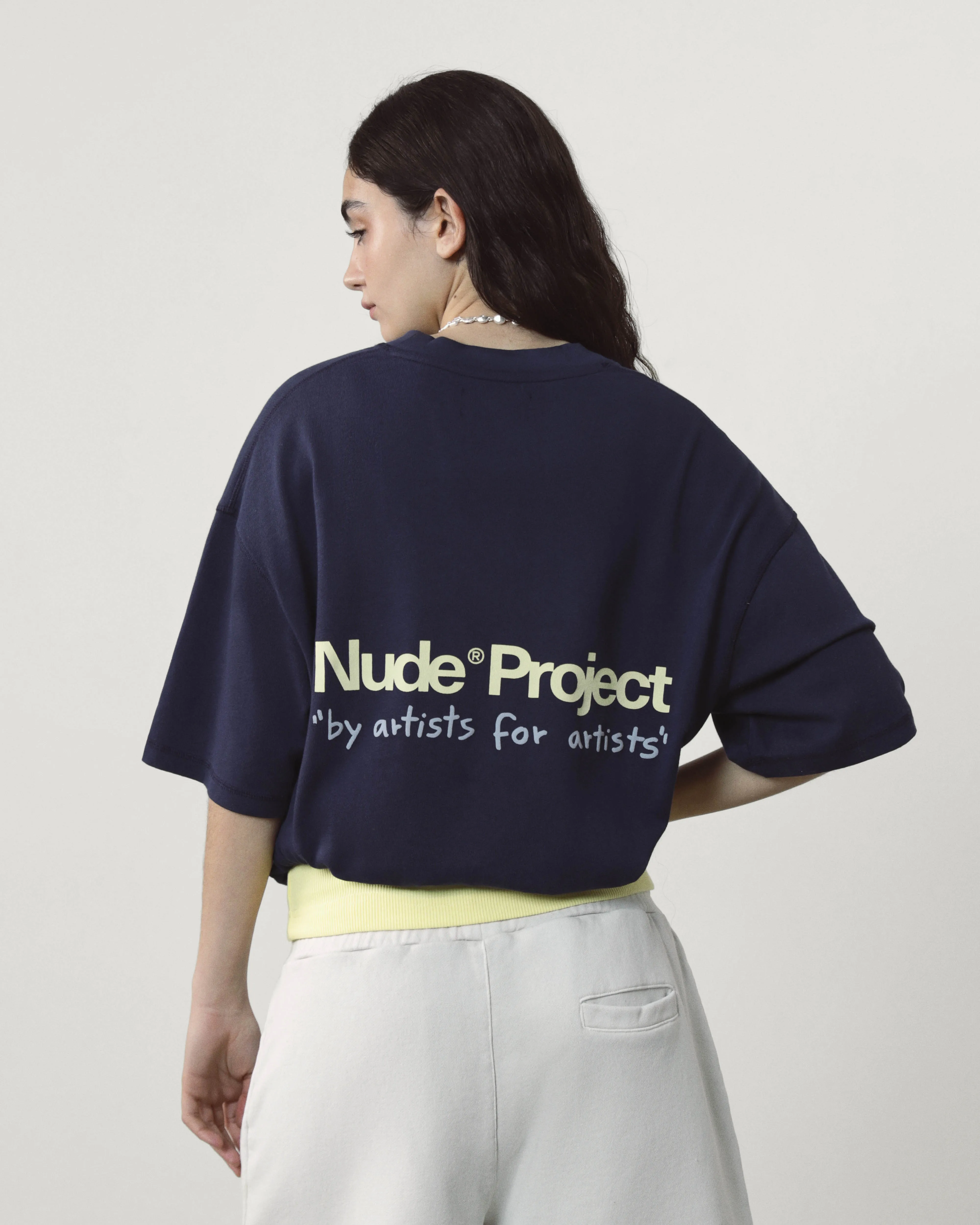 Cult Tee Washed Navy sold by Nude Project product image thumbnail 3
