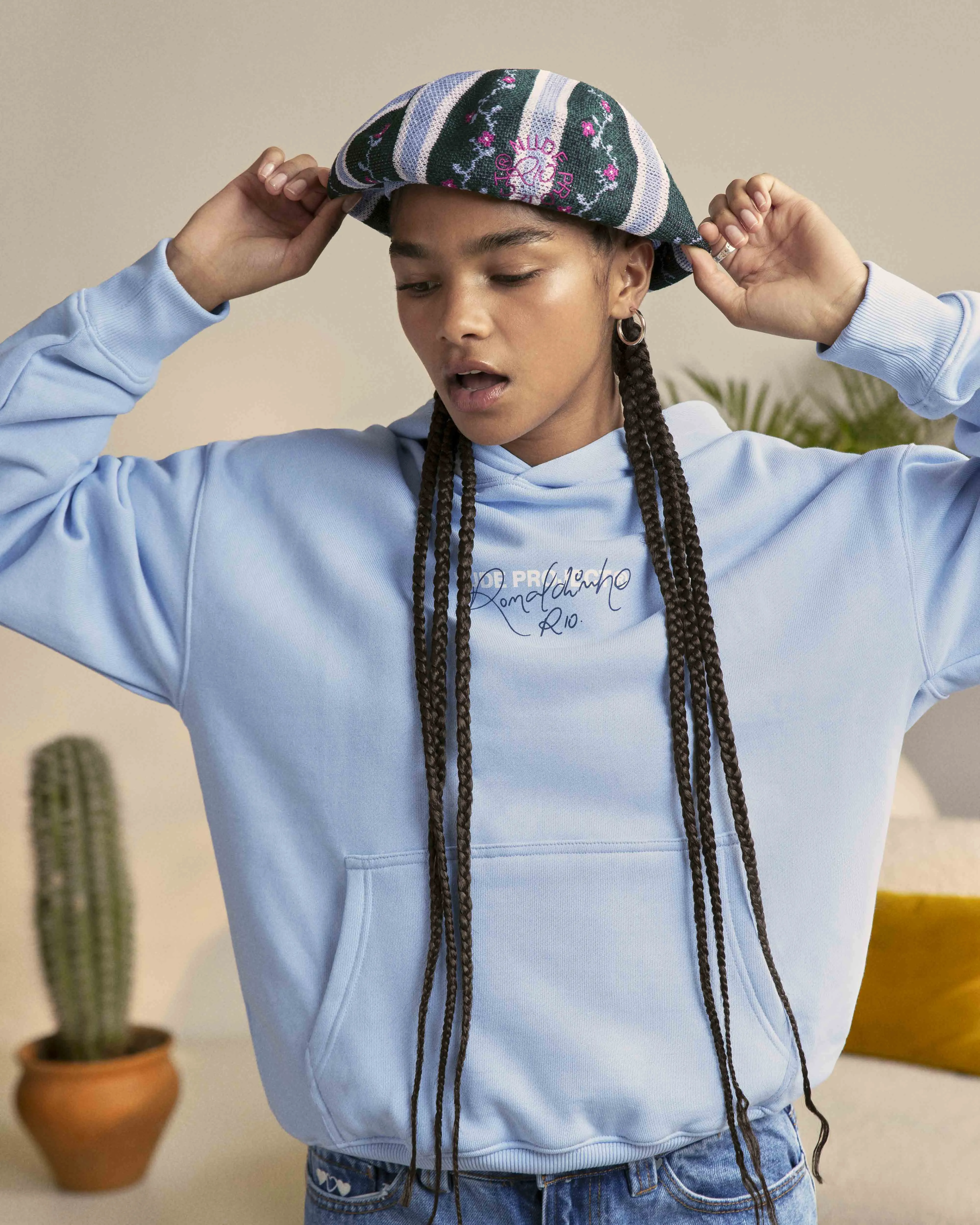 Rosel Beret Green sold by Nude Project product image thumbnail 3